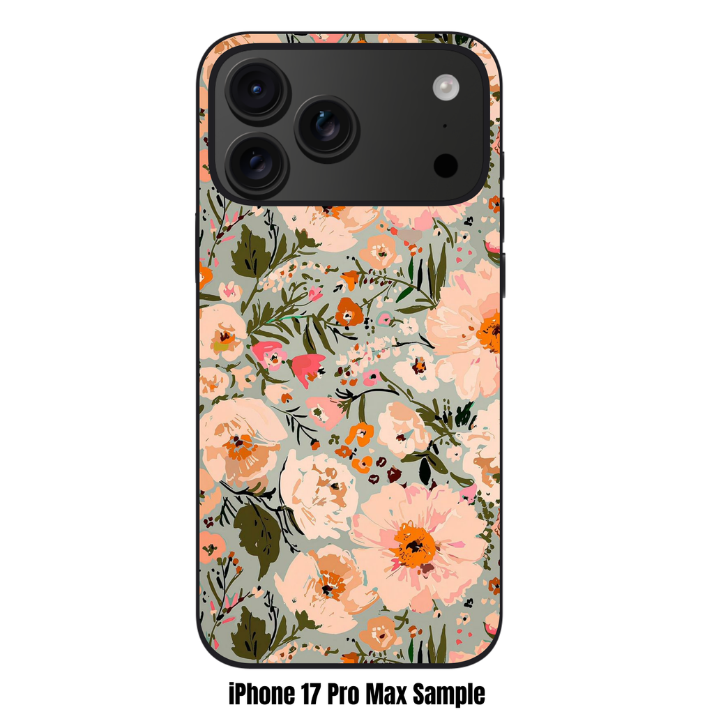 Floral Pattern Phone Case For iPhone Samsung Galaxy Pixel - Blush Pink Abstract Painted Floral Pattern