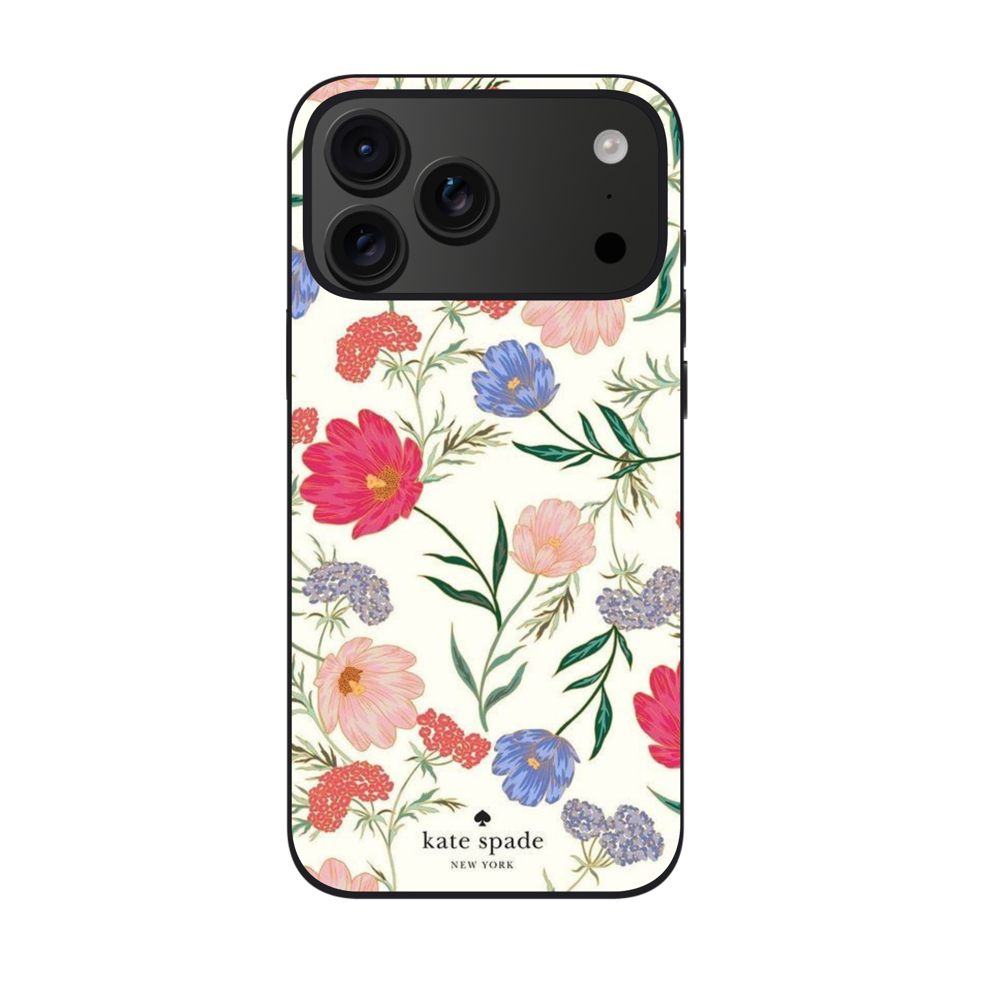 Kate Spade Phone Case For iPhone Samsung Galaxy Pixel - Kate Spade Multi-Colored Floral Pattern