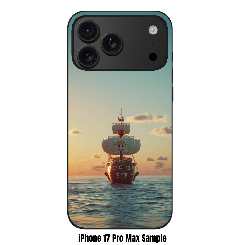 One Piece Live Action Phone Case For iPhone Samsung Galaxy Pixel - The Going Merry At Sunset