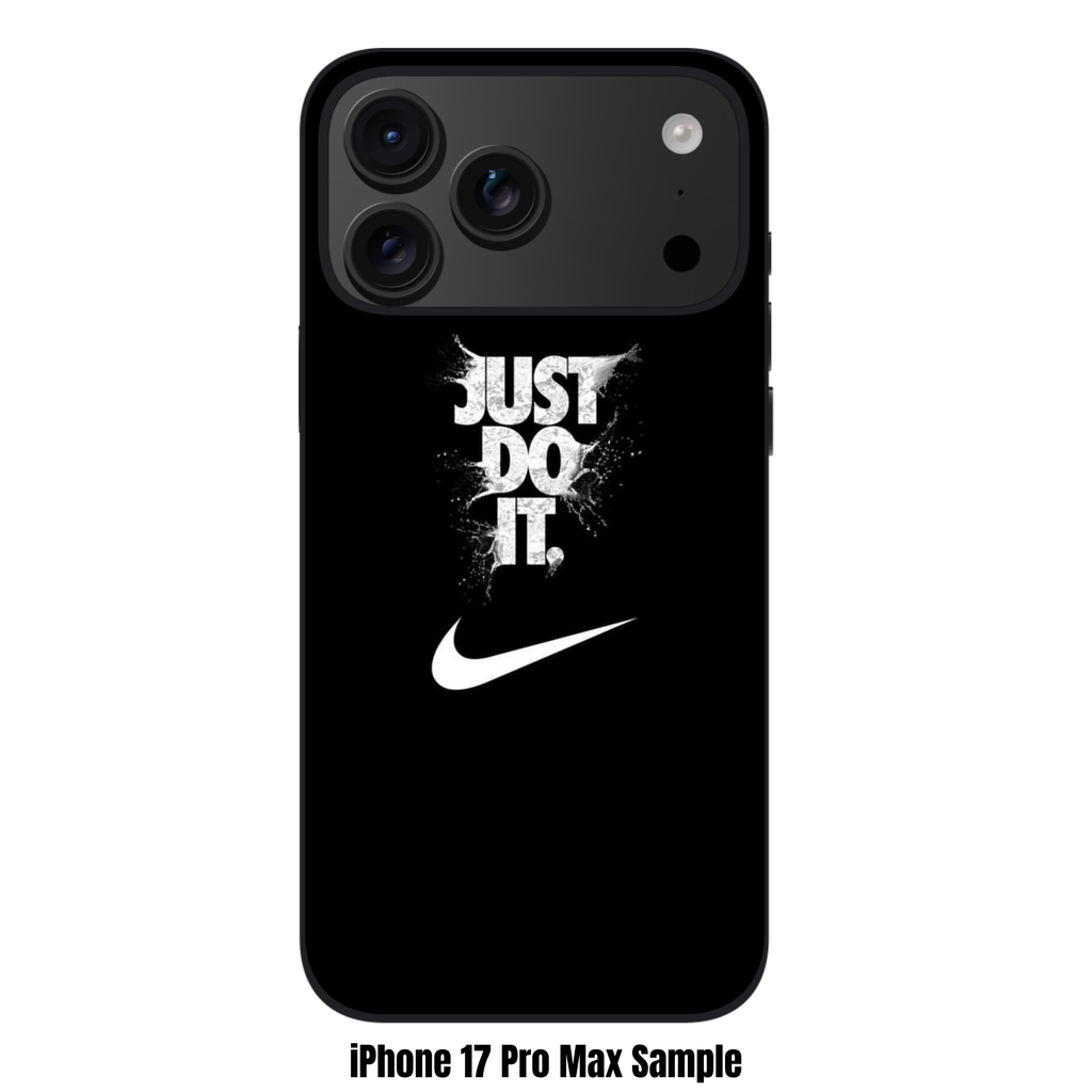 Nike Phone Case For iPhone Samsung Galaxy Pixel - Nike Just Do It Slogan And Swoosh Logo Graffiti Art