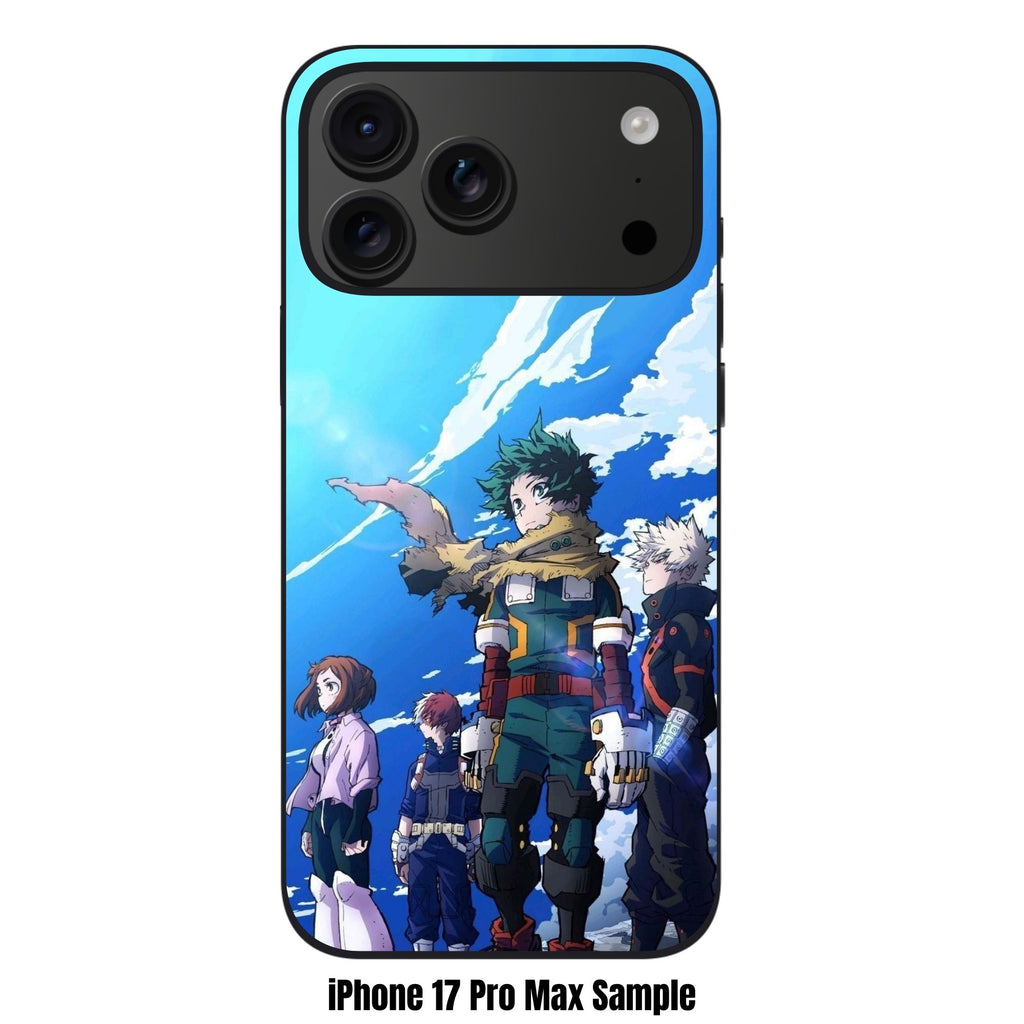 My Hero Academia Phone Case For iPhone Samsung Galaxy Pixel - My Hero Academia Heroes Under Bright Blue Sky