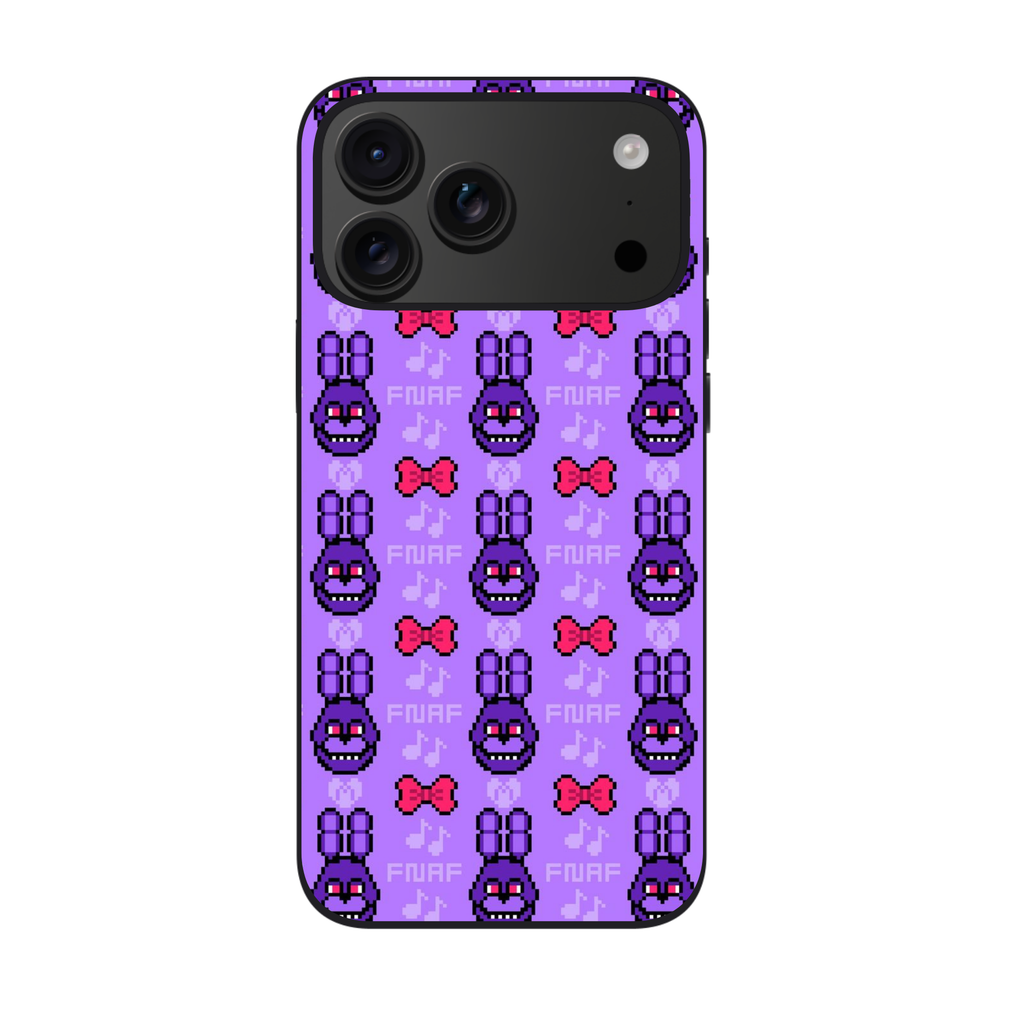 Five Nights At Freddys Bonnie Phone Case For iPhone Samsung Galaxy Pixel - Bonnie Pixel Art Poster