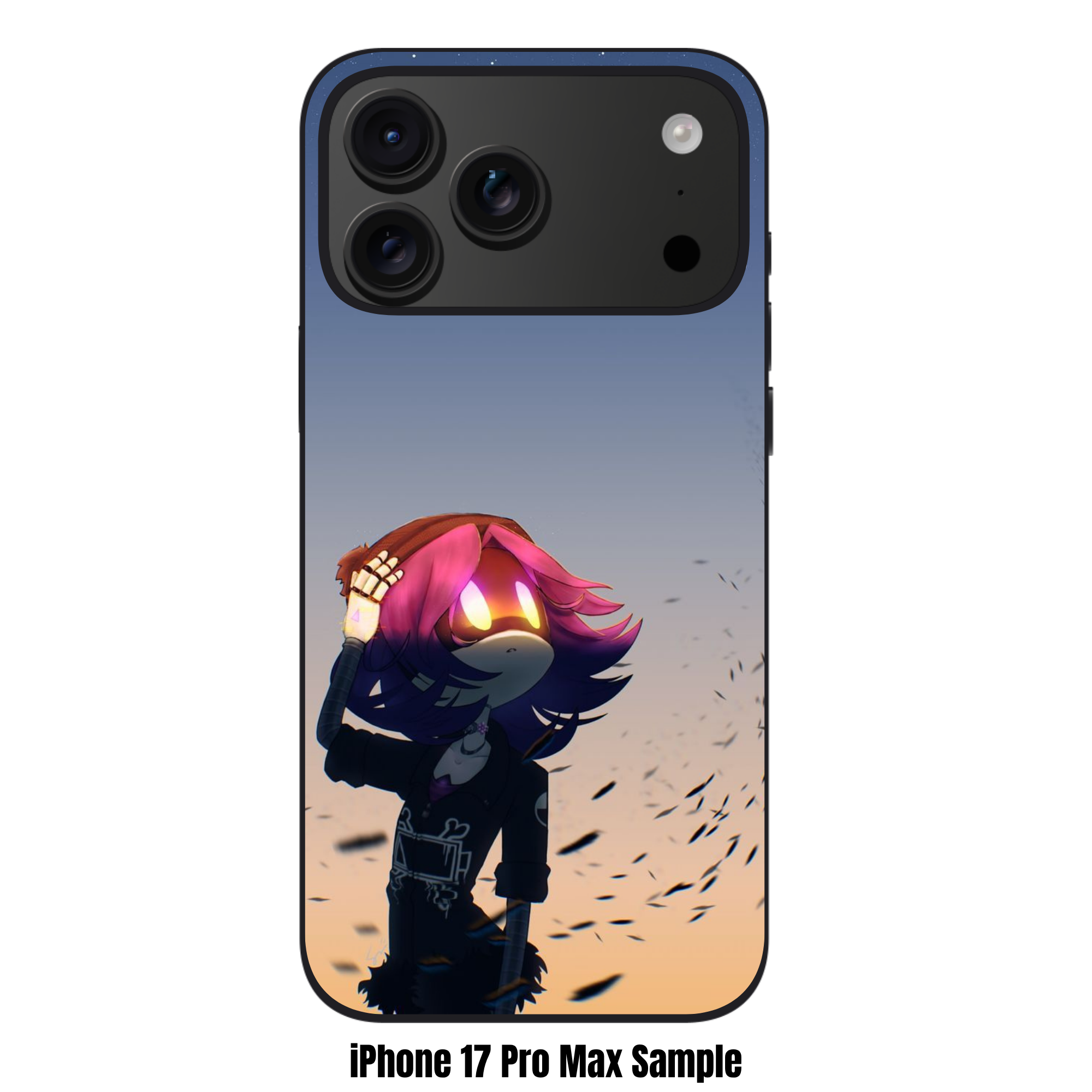 Murder Drones Uzi Phone Case For iPhone Samsung Galaxy Pixel - Uzi Doorman Under The Starlit Sky Poster