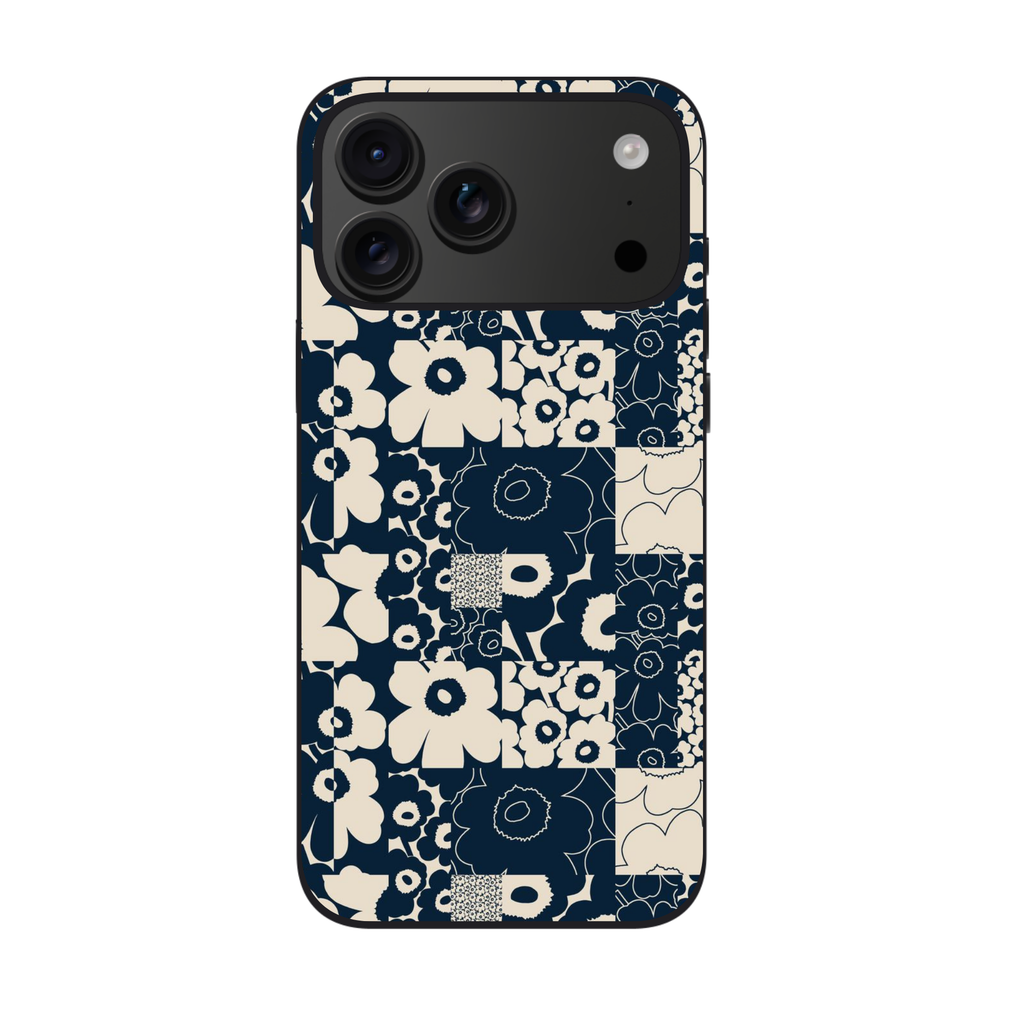 Marimekko Phone Case For iPhone Samsung Galaxy Pixel - Marimekko Unikko Kollaasi Pattern