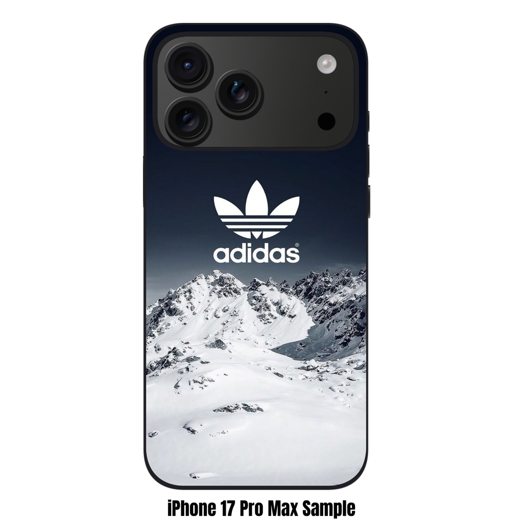 Adidas Phone Case For iPhone Samsung Galaxy Pixel - Adidas Brand On Snow Mountains Poster