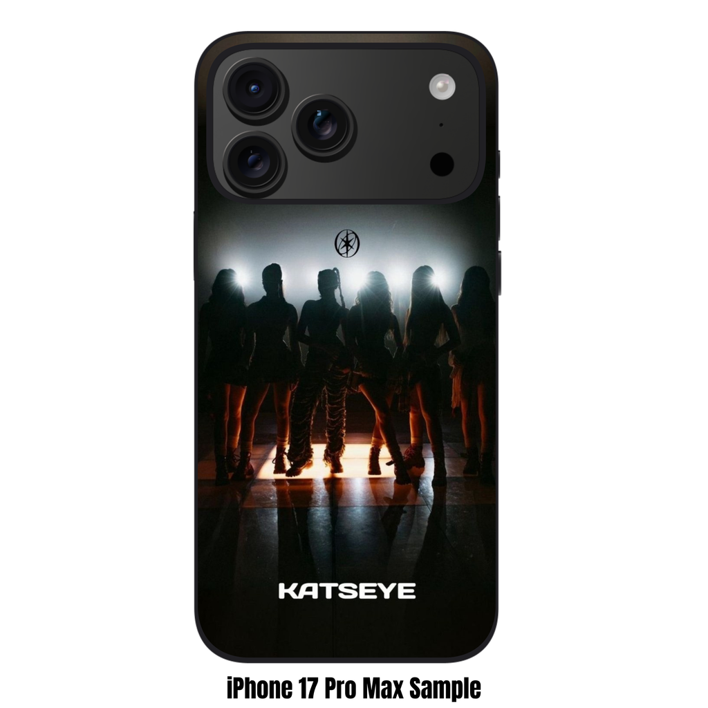 Katseye Phone Case For iPhone Samsung Galaxy Pixel - Katseye Members Silhouette Group Photo With Intense Backlight Background