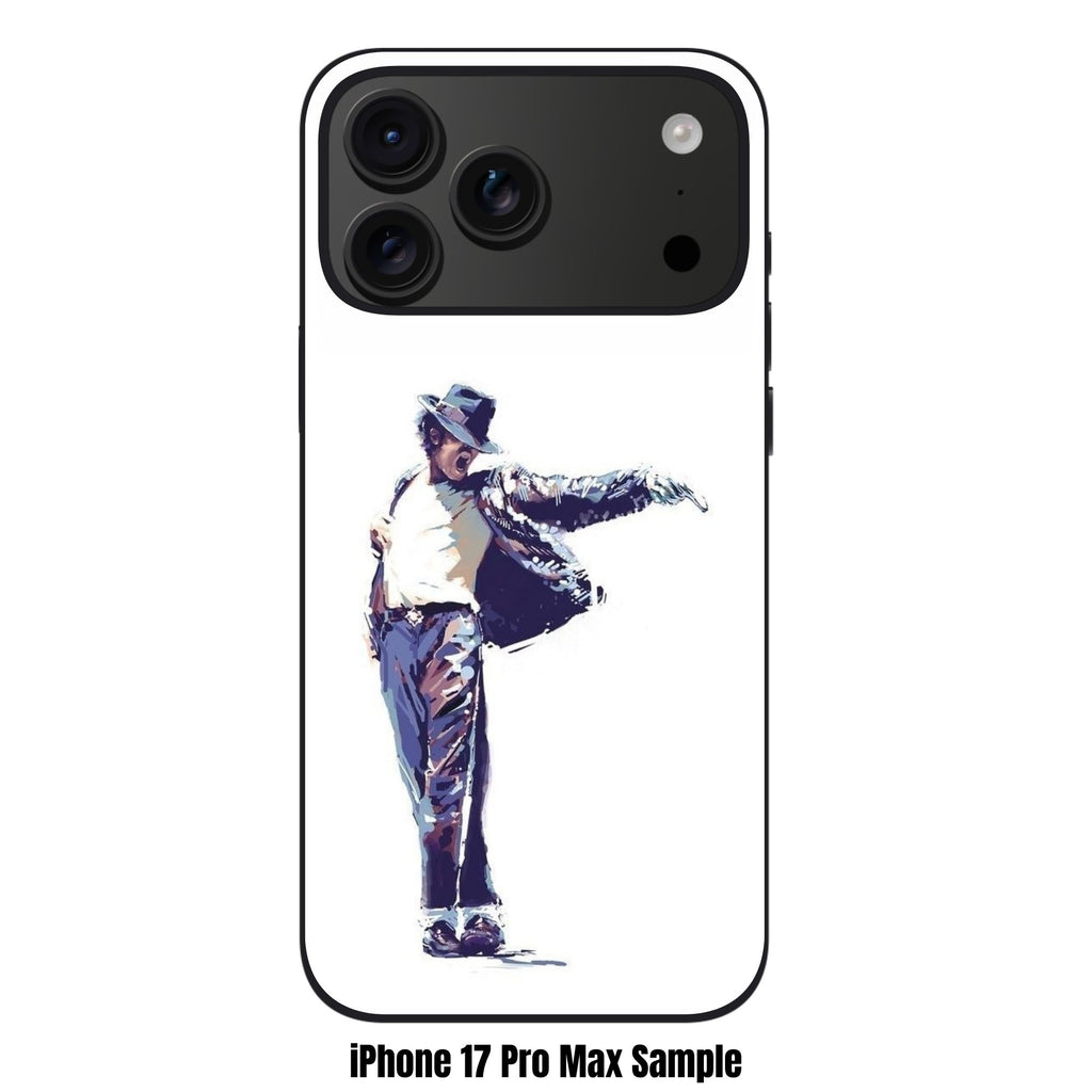 Michael Jackson Phone Case For iPhone Samsung Galaxy Pixel - Michael Jackson Painting In White Background
