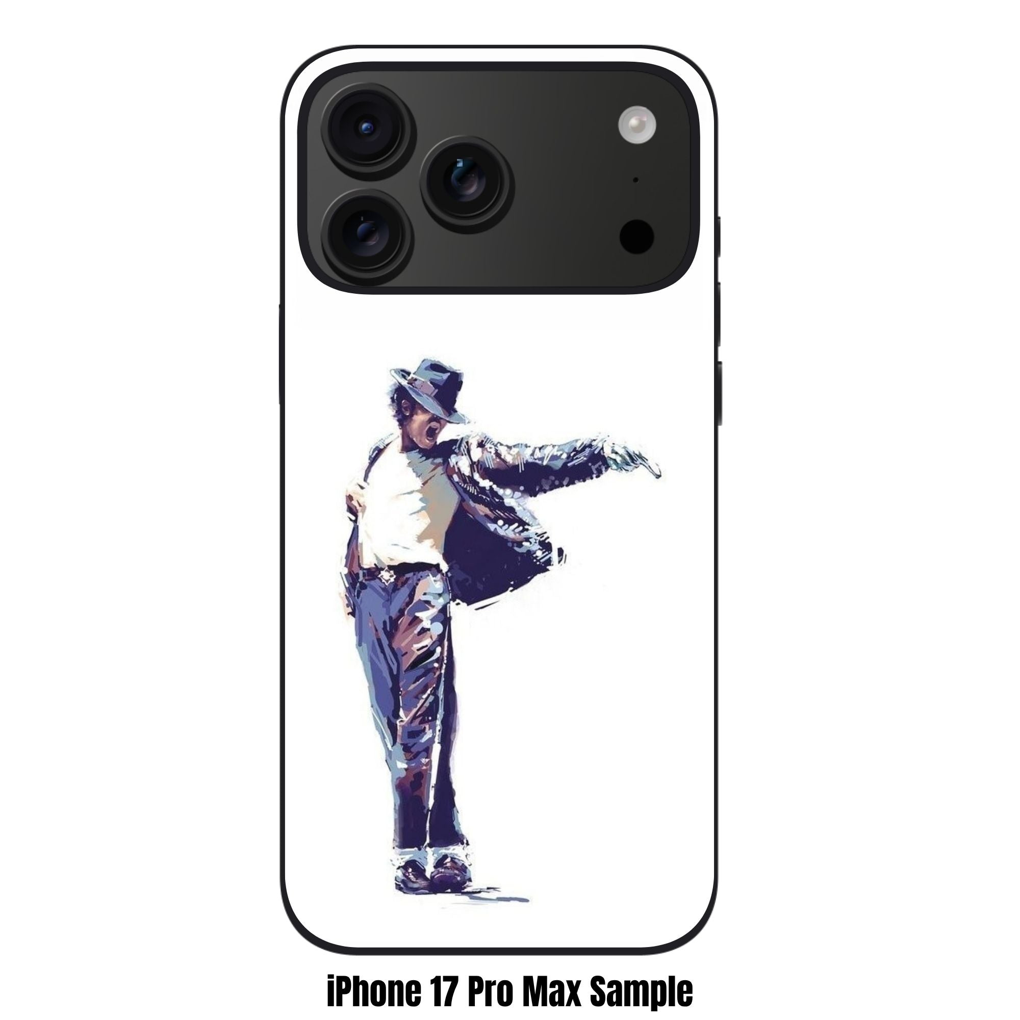 Michael Jackson Phone Case For iPhone Samsung Galaxy Pixel - Michael Jackson Painting In White Background