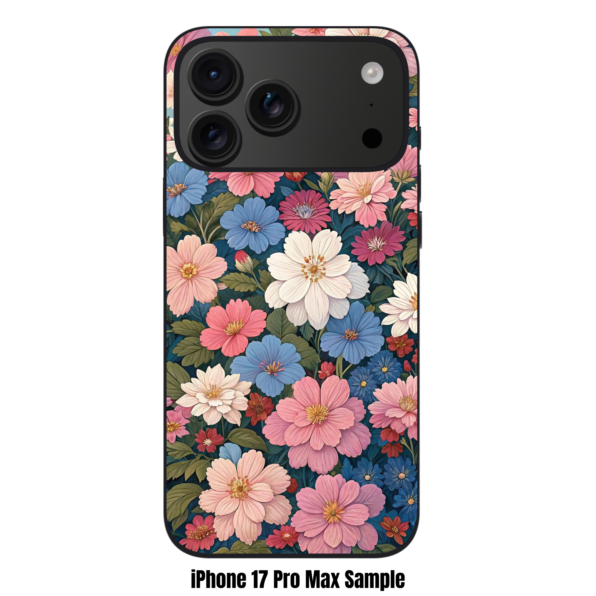 Floral Pattern Phone Case For iPhone Samsung Galaxy Pixel - Vibrant Colorful Wildflower Botanical Floral Pattern