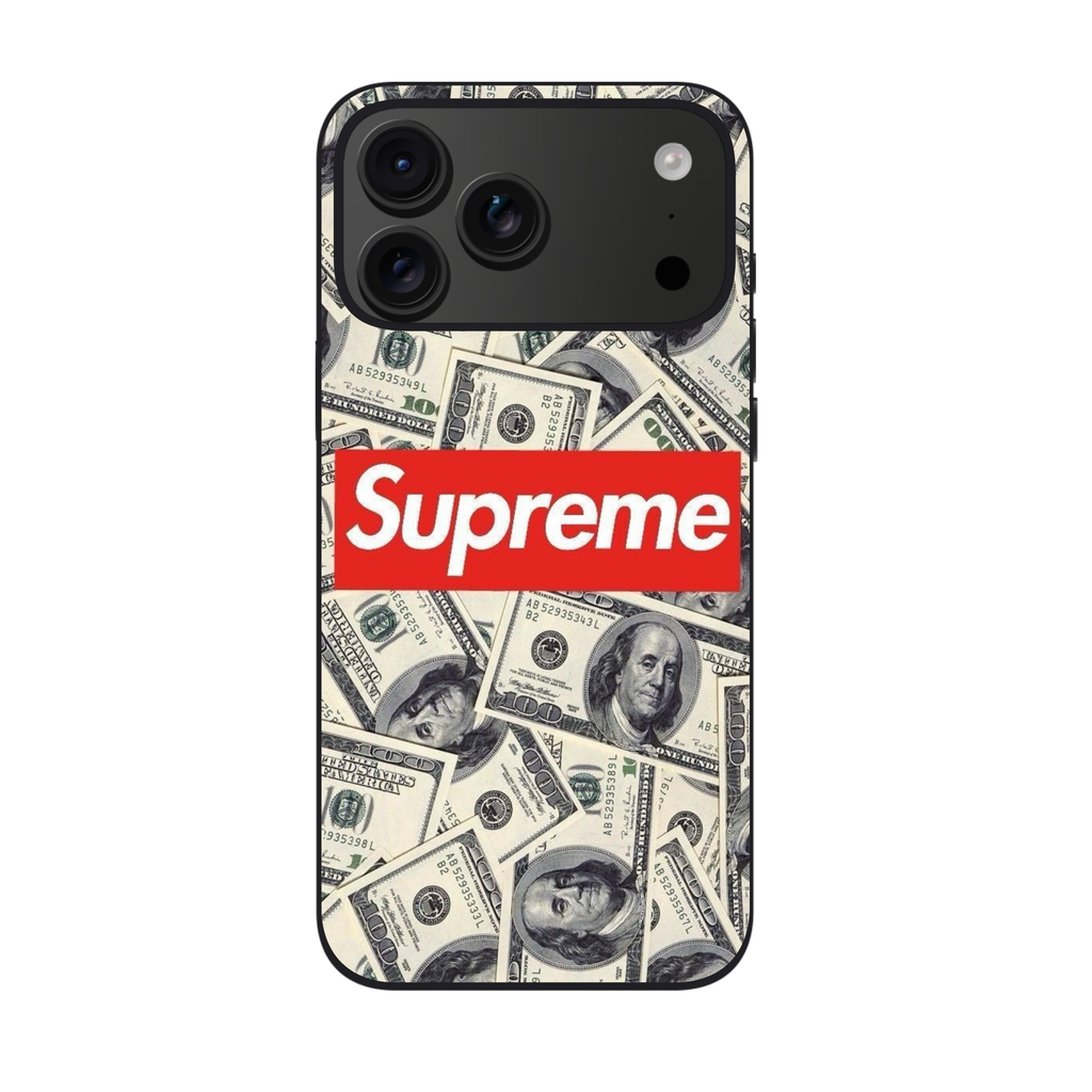 Supreme Phone Case For iPhone Samsung Galaxy Pixel - Supreme Logo On Cash Background