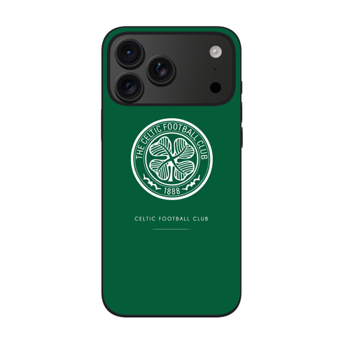 Celtic FC Phone Case For iPhone Samsung Galaxy Pixel - Celtic FC The Hoops 1888 Logo On Celtic Green Background