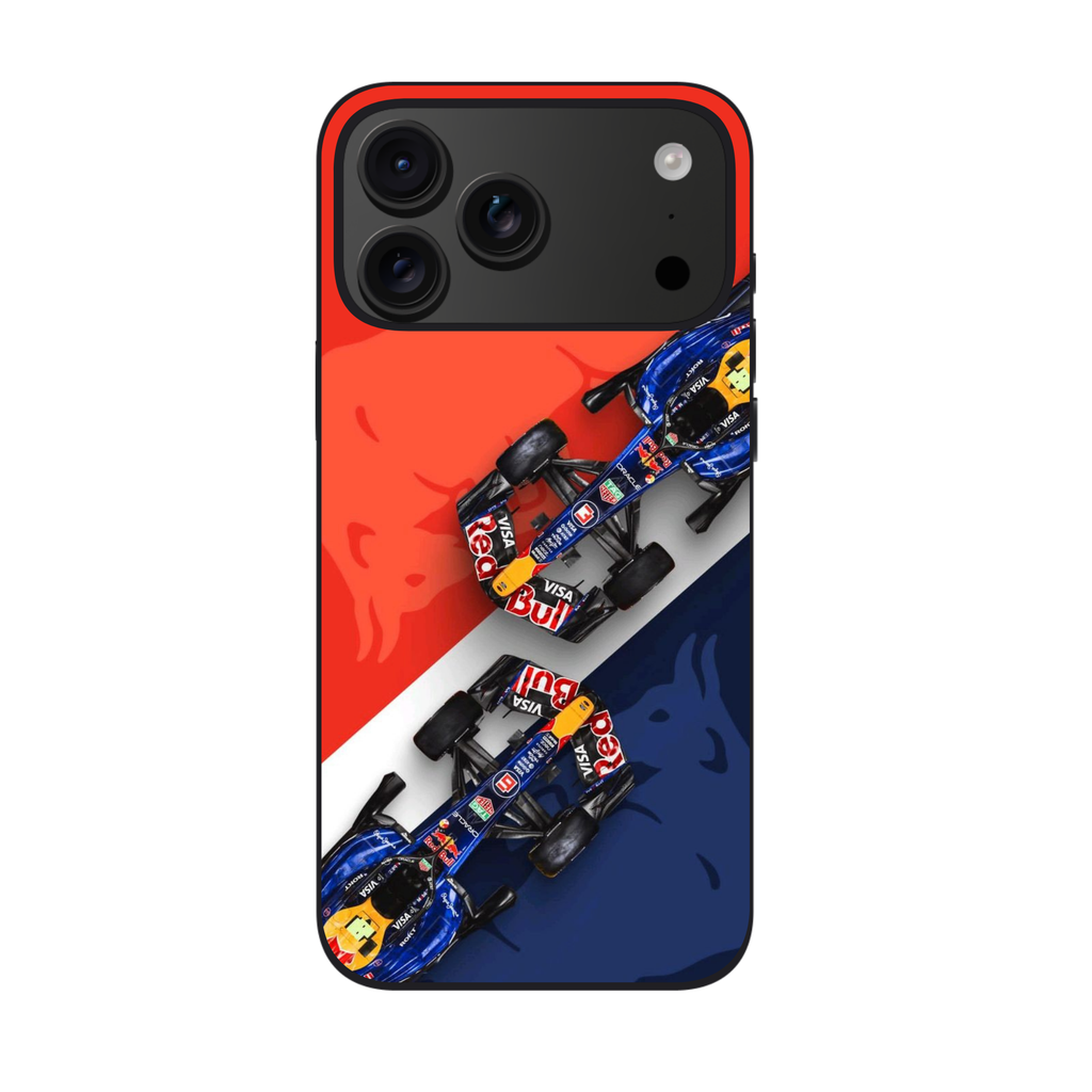 F1 Formula 1 Red Bull Racing Phone Case For iPhone Samsung Galaxy Pixel - Red Bull Racing The VCARB 01 Overhead Profile Art