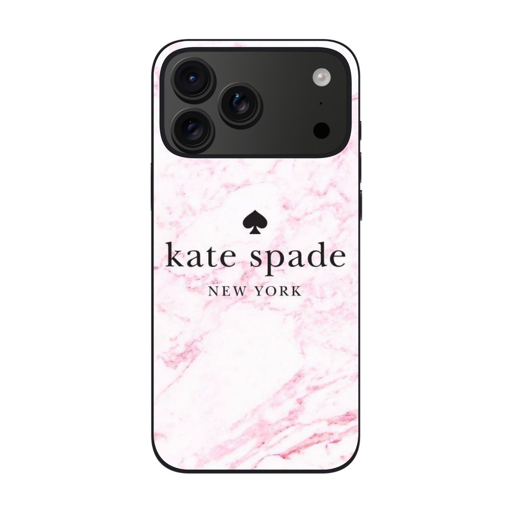 Kate Spade Phone Case For iPhone Samsung Galaxy Pixel - Kate Spade Pink Marble Pattern