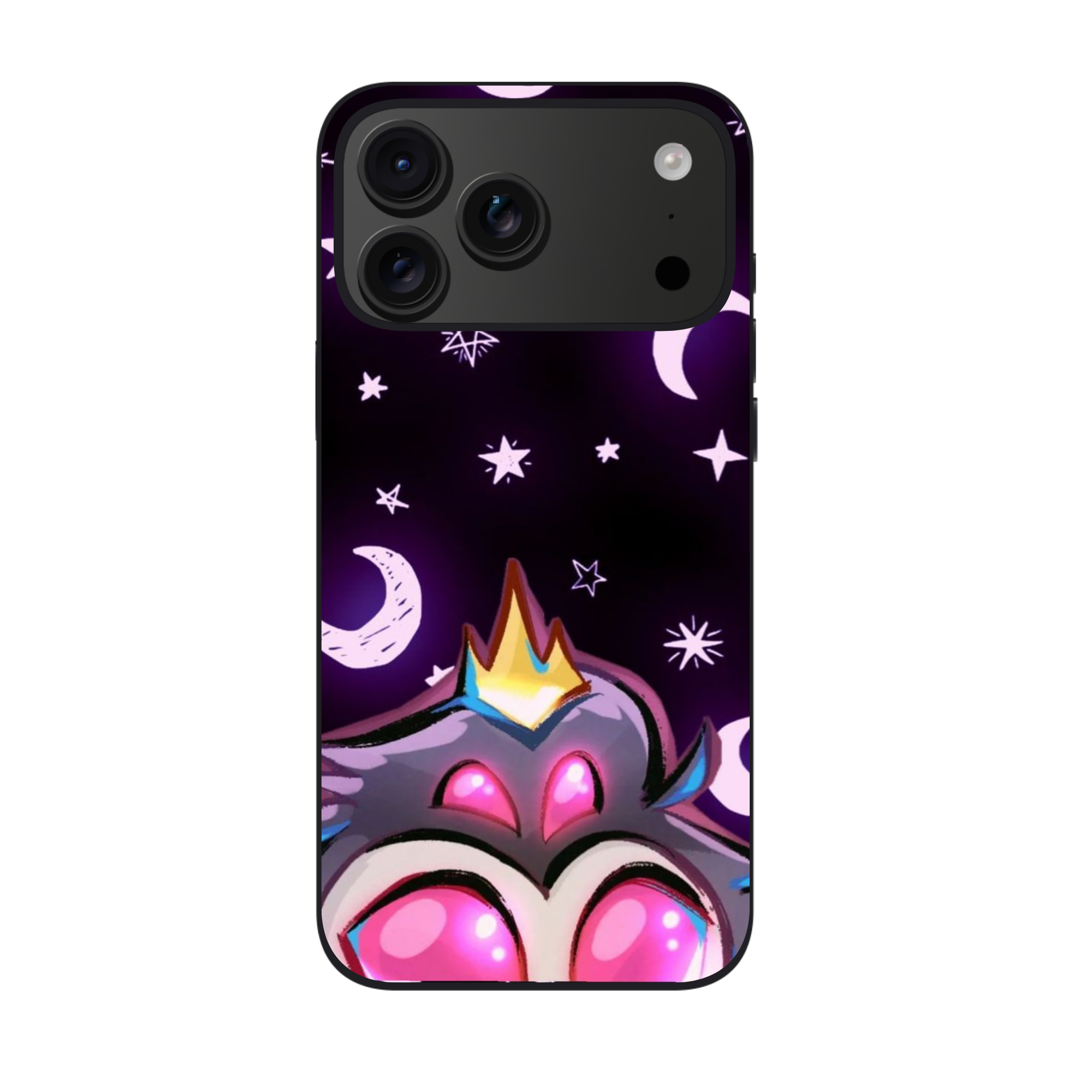 Helluva Boss Stolas Phone Case For iPhone Samsung Galaxy Pixel - Baby Stolas And Night Sky Sketch Art Poster