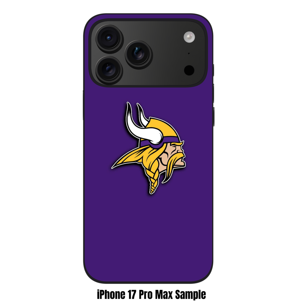NFL Minnesota Vikings Phone Case For iPhone Samsung Galaxy Pixel - Minnesota Vikings Logo On Purple Background