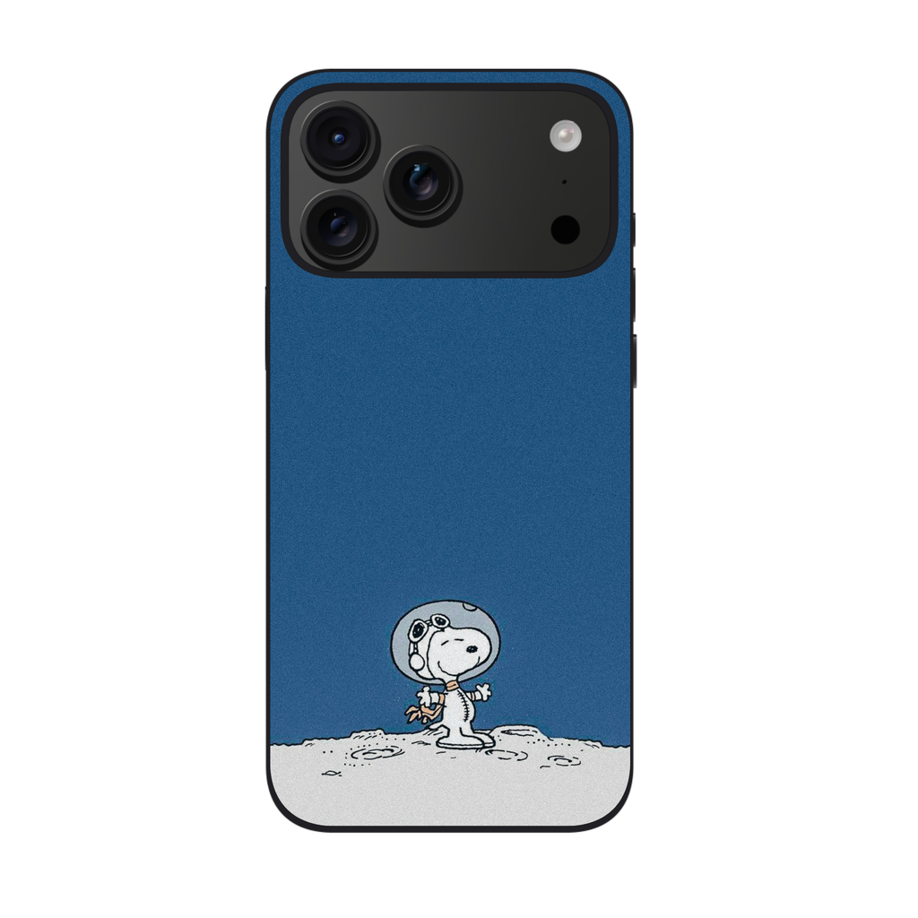 Peanuts Snoopy Phone Case For iPhone Samsung Galaxy Pixel - Peanuts Snoopy World Famous Astronaut Poster
