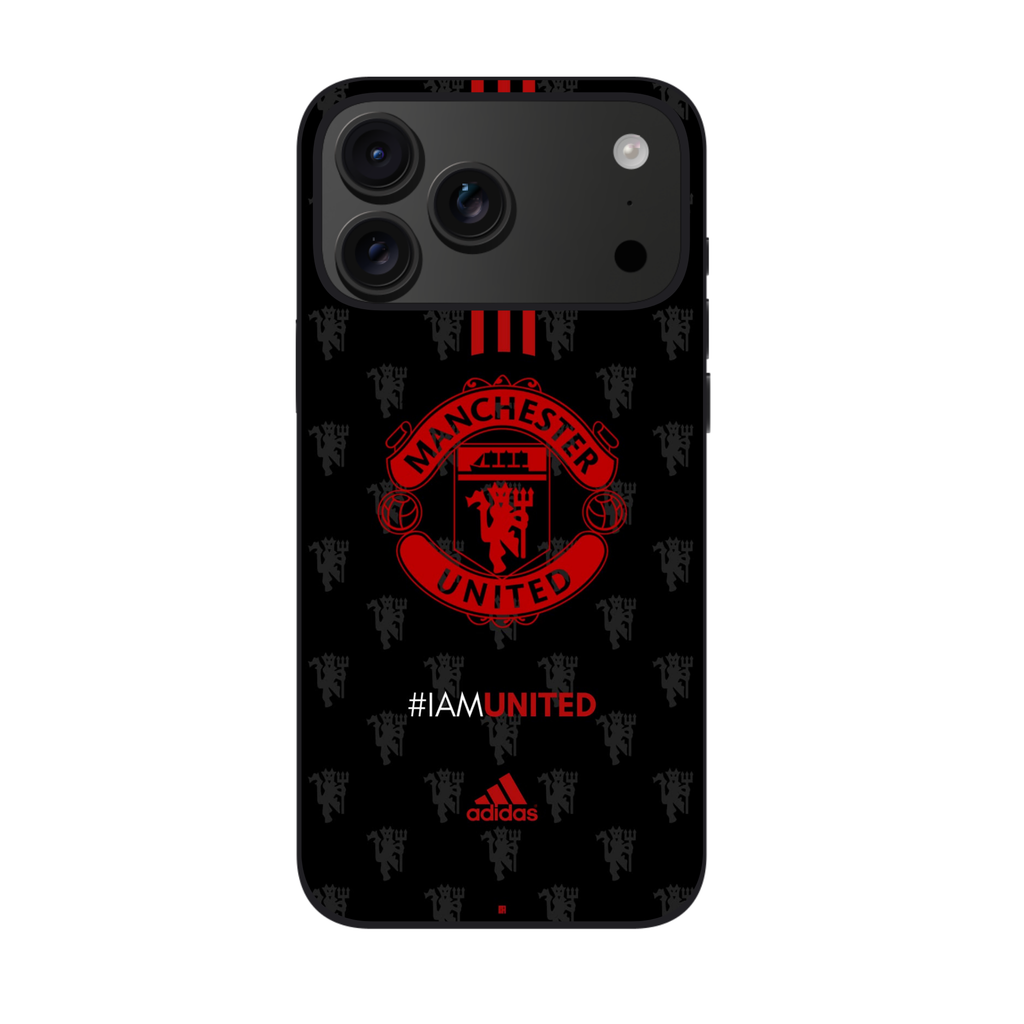 Manchester United FC Phone Case For iPhone Samsung Galaxy Pixel - Manchester United FC IAMUNITED Pattern Poster