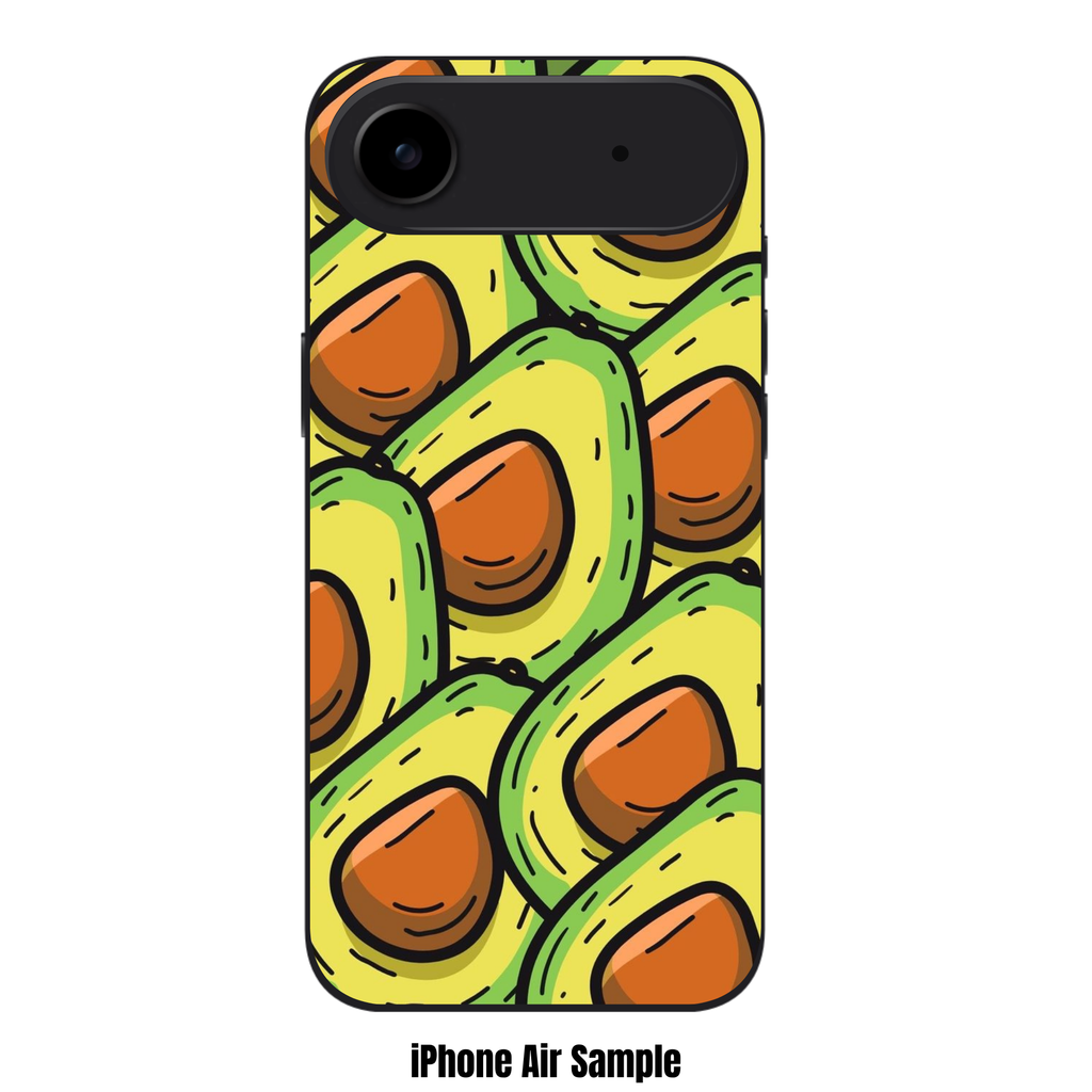 Avocado Pattern Phone Case For iPhone Samsung Galaxy Pixel - Cute Avocado Halves Packed Pattern