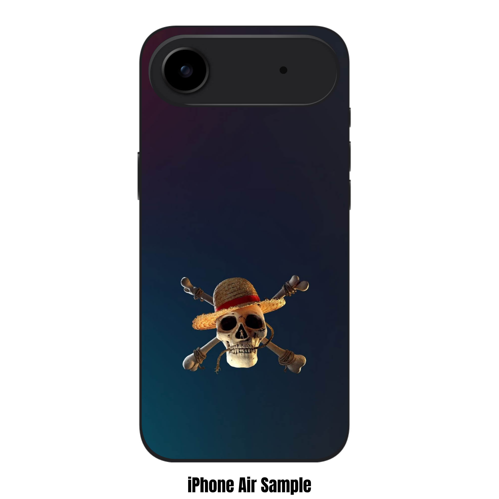 One Piece Live Action Phone Case For iPhone Samsung Galaxy Pixel - 3D Straw Hat Jolly Roger Poster