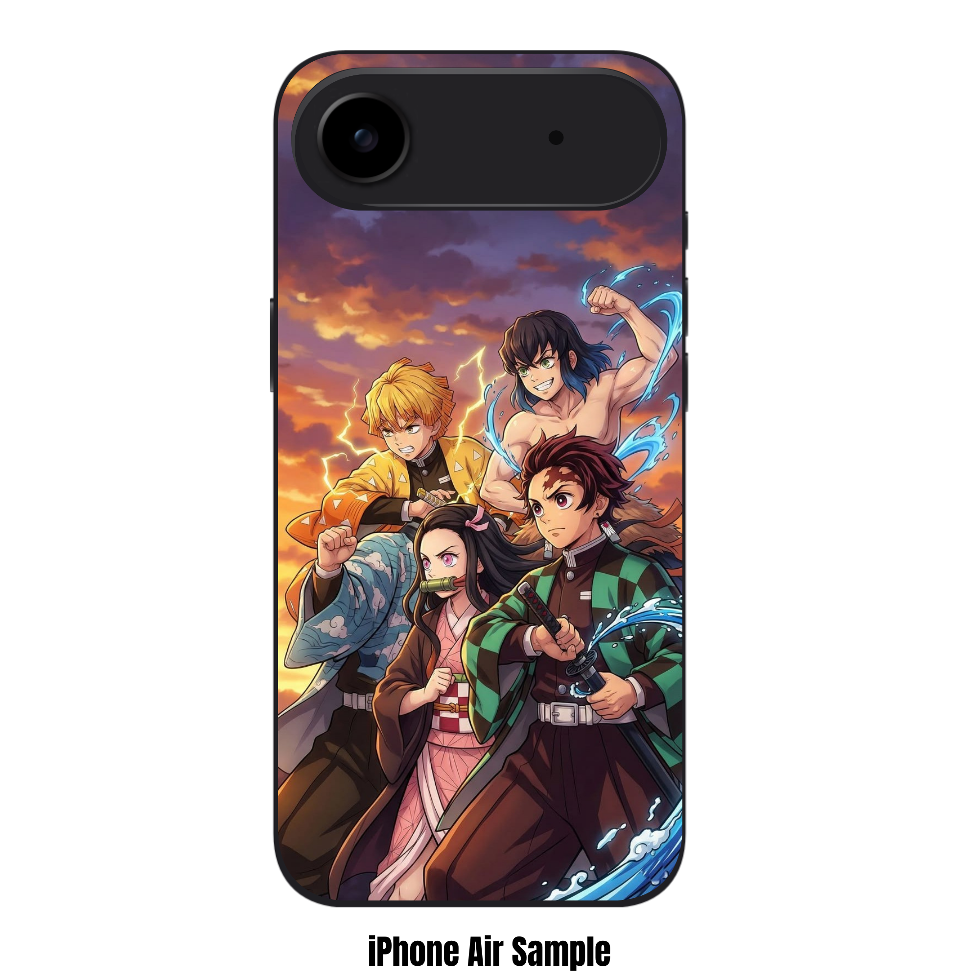 Demon Slayer Phone Case For iPhone Samsung Galaxy Pixel - The Demon Slayer Core Four Sunset Battle Poster