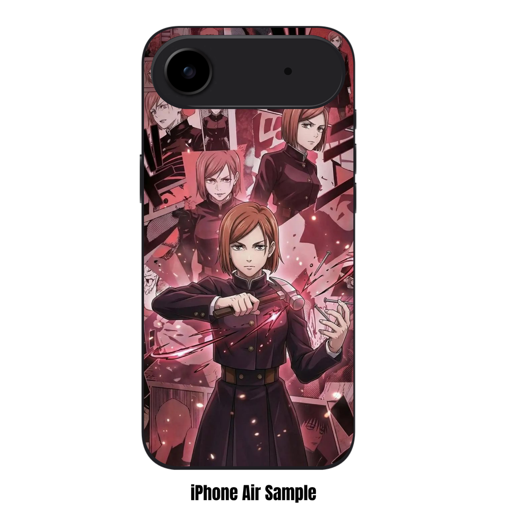 Jujutsu Kaisen Nobara Phone Case For iPhone Samsung Galaxy Pixel - Nobara Straw Doll Technique Manga Collage Poster
