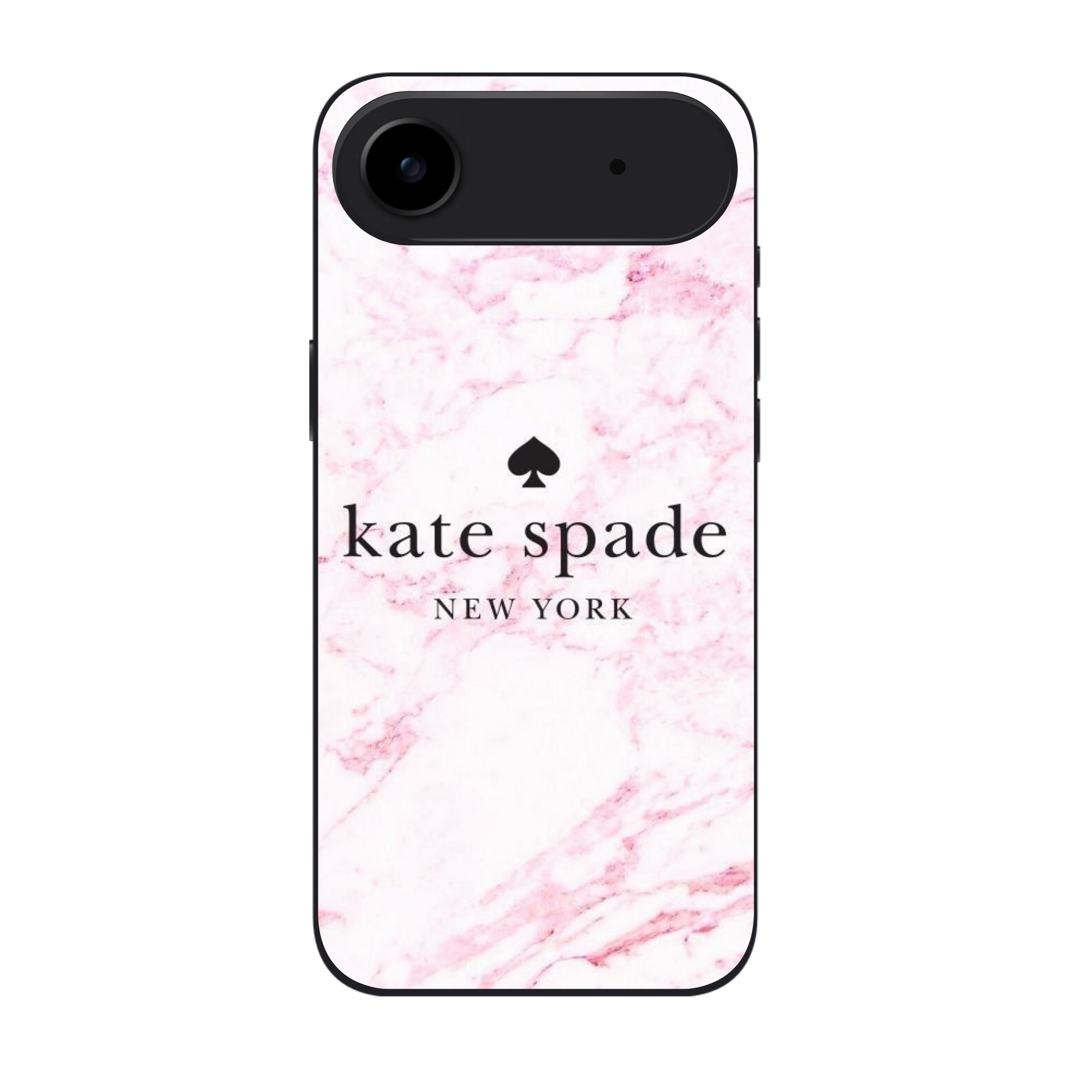 Kate Spade Phone Case For iPhone Samsung Galaxy Pixel - Kate Spade Pink Marble Pattern