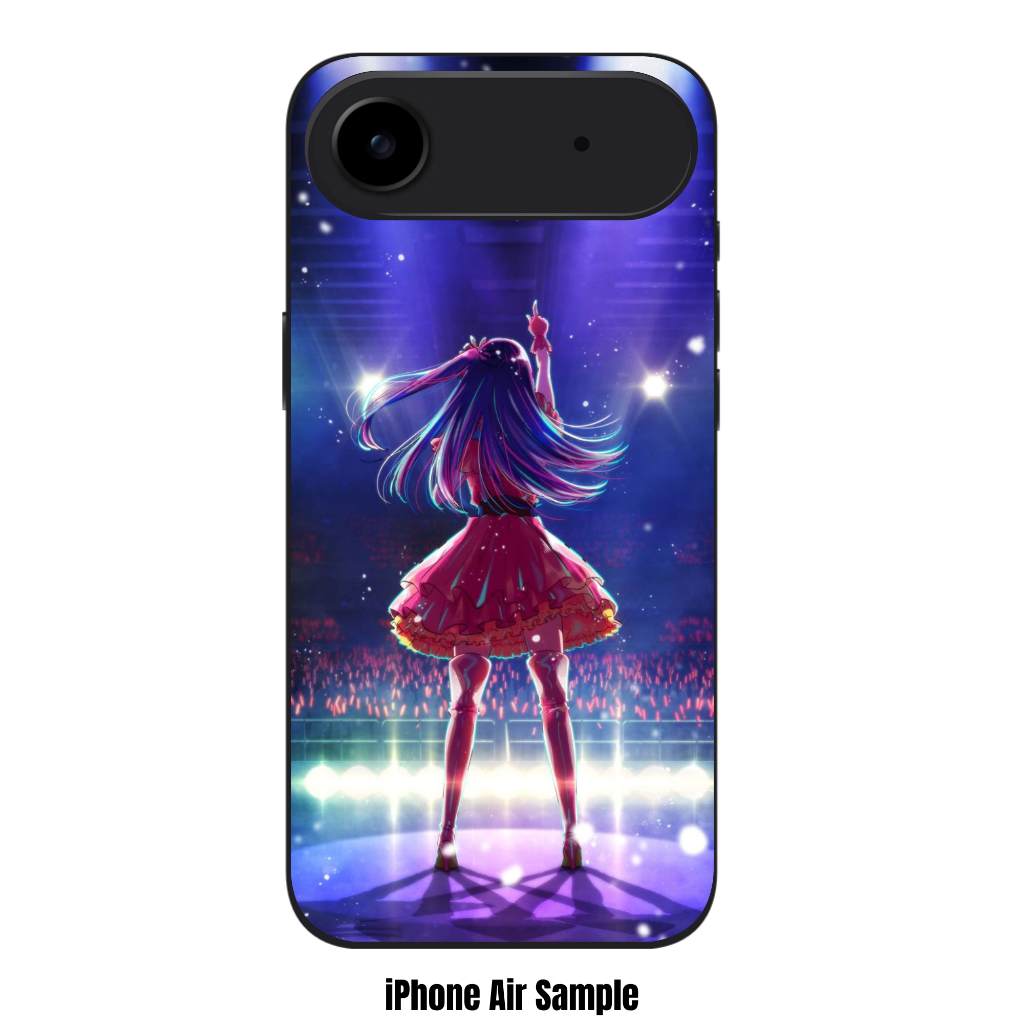 Oshi No Ko Ai Hoshino Phone Case For iPhone Samsung Galaxy Pixel - Ai Hoshino Back View Performing On Stage