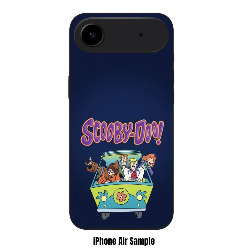 Scooby Doo Phone Case For iPhone Samsung Galaxy Pixel - Scooby Doo Mystery Machine Gang Logo Art On Navy Background