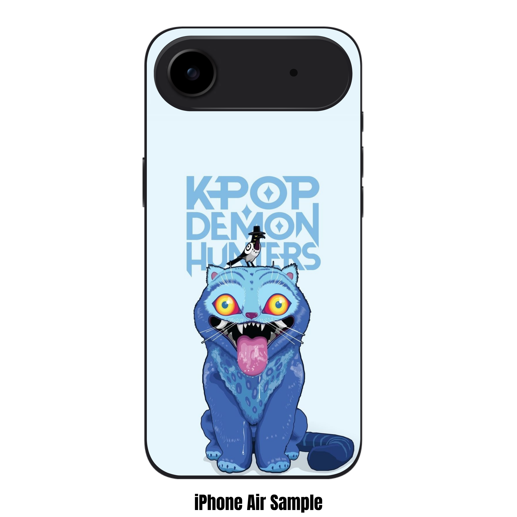 KPop Demon Hunters Derpy Phone Case For iPhone Samsung Galaxy Pixel -  Derpy And Sussie Wordmark On Light Blue Background