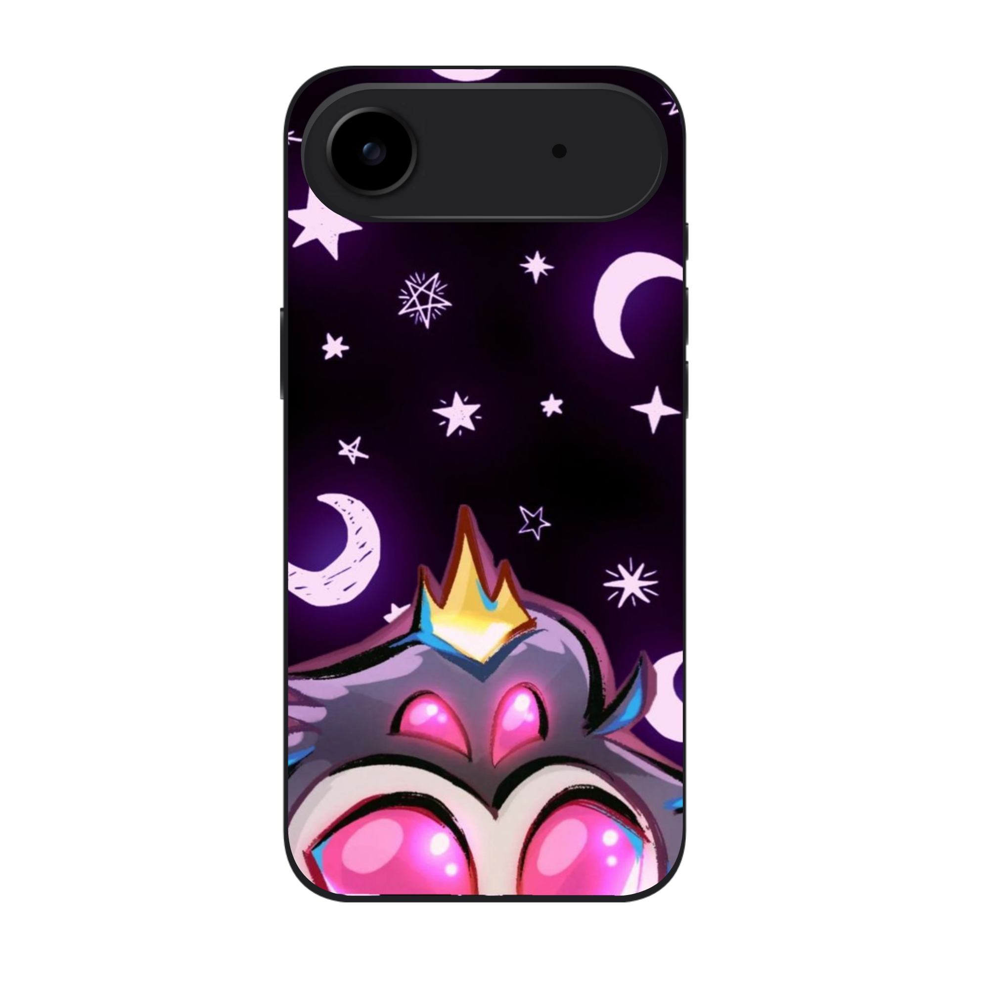 Helluva Boss Stolas Phone Case For iPhone Samsung Galaxy Pixel - Baby Stolas And Night Sky Sketch Art Poster