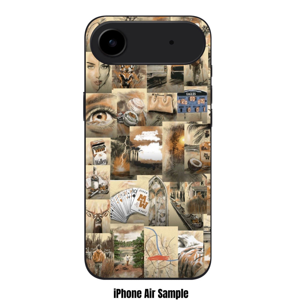 Morgan Wallen Phone Case For iPhone Samsung Galaxy Pixel - Morgan Wallen Country Music Aesthetic Collage