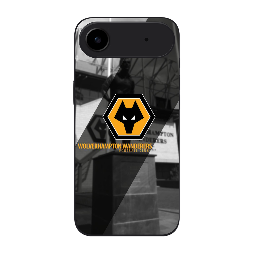 Wolverhampton Wanderers FC Phone Case For iPhone Samsung Galaxy Pixel - Wolverhampton Wanderers FC Crest Billy Wright Statue Poster