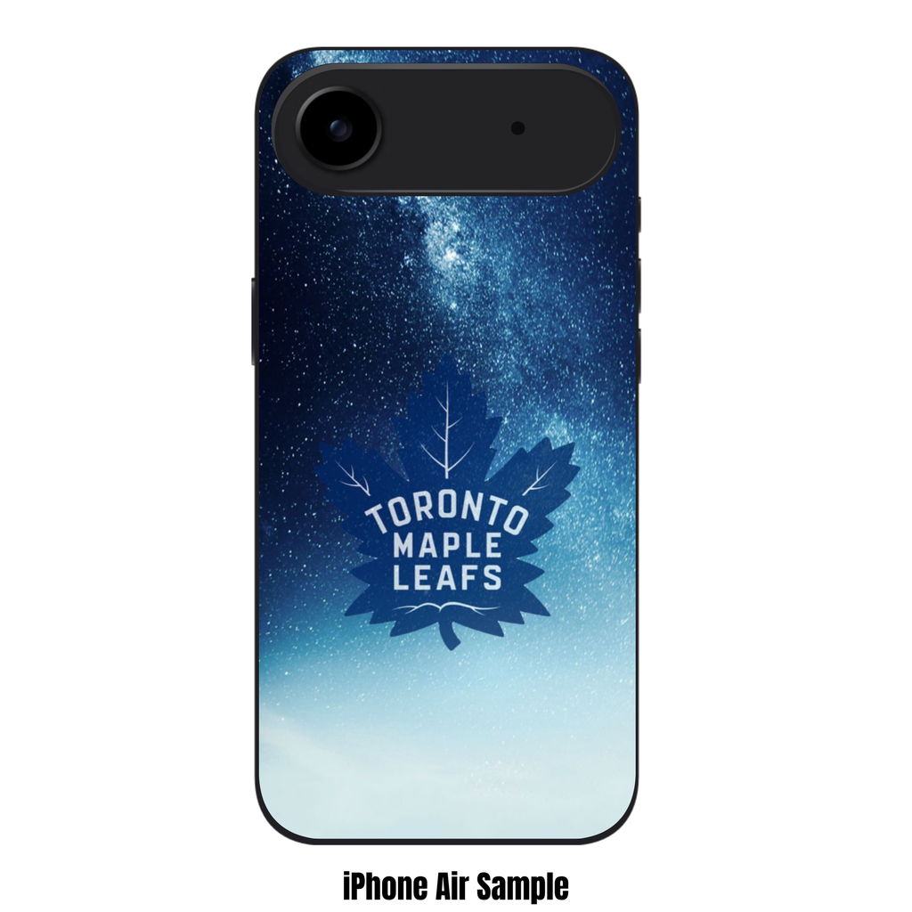 NHL Toronto Maple Leafs Phone Case For iPhone Samsung Galaxy Pixel - Toronto Maple Leafs Logo On Starry Night Sky Background