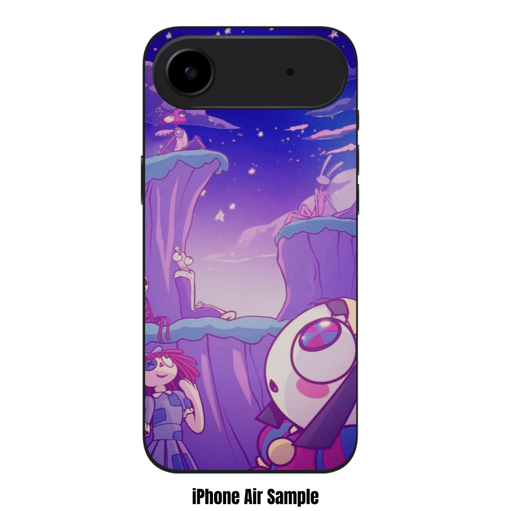 The Amazing Digital Circus Phone Case For iPhone Samsung Galaxy Pixel - Pomni Ragatha And Friends Under The Stars