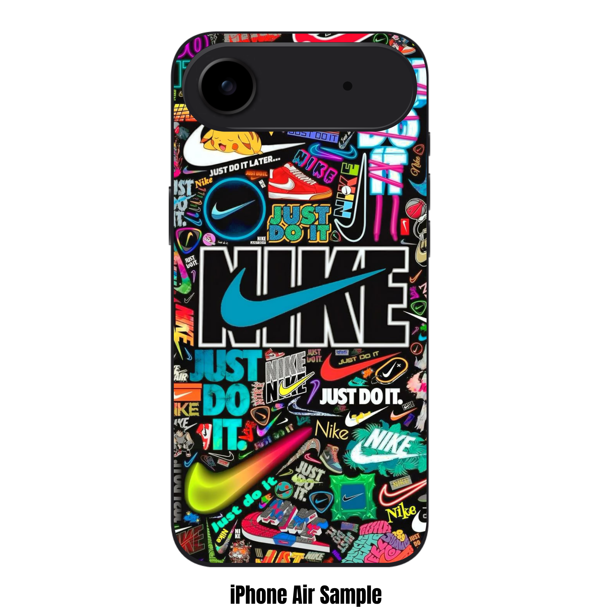 Nike Phone Case For iPhone Samsung Galaxy Pixel - Nike Graffiti Collage Art