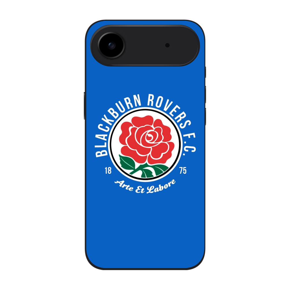Blackburn Rovers FC Phone Case For iPhone Samsung Galaxy Pixel - Blackburn Rovers FC Crest On Blue Background