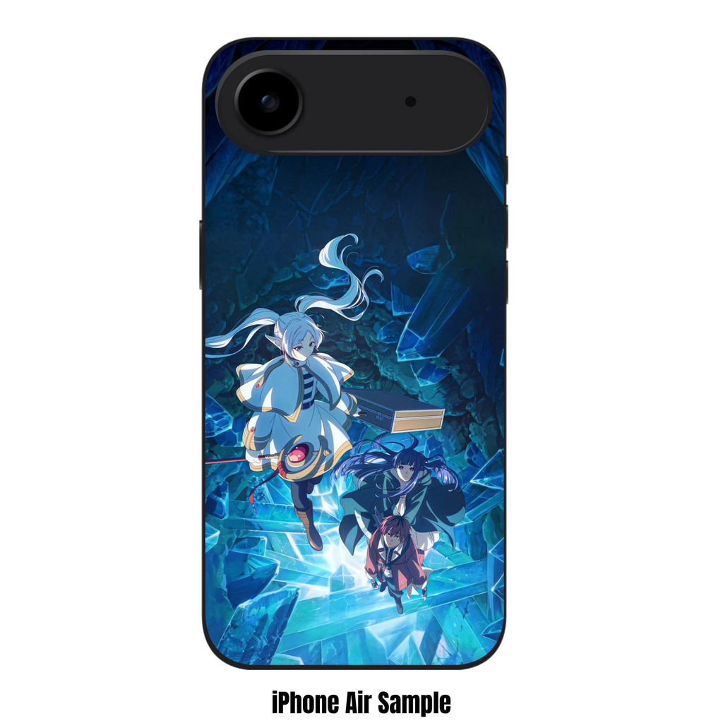 Frieren Beyond Journeys End Phone Case For iPhone Samsung Galaxy Pixel - Frieren Fern And Stark In Crystal Cave