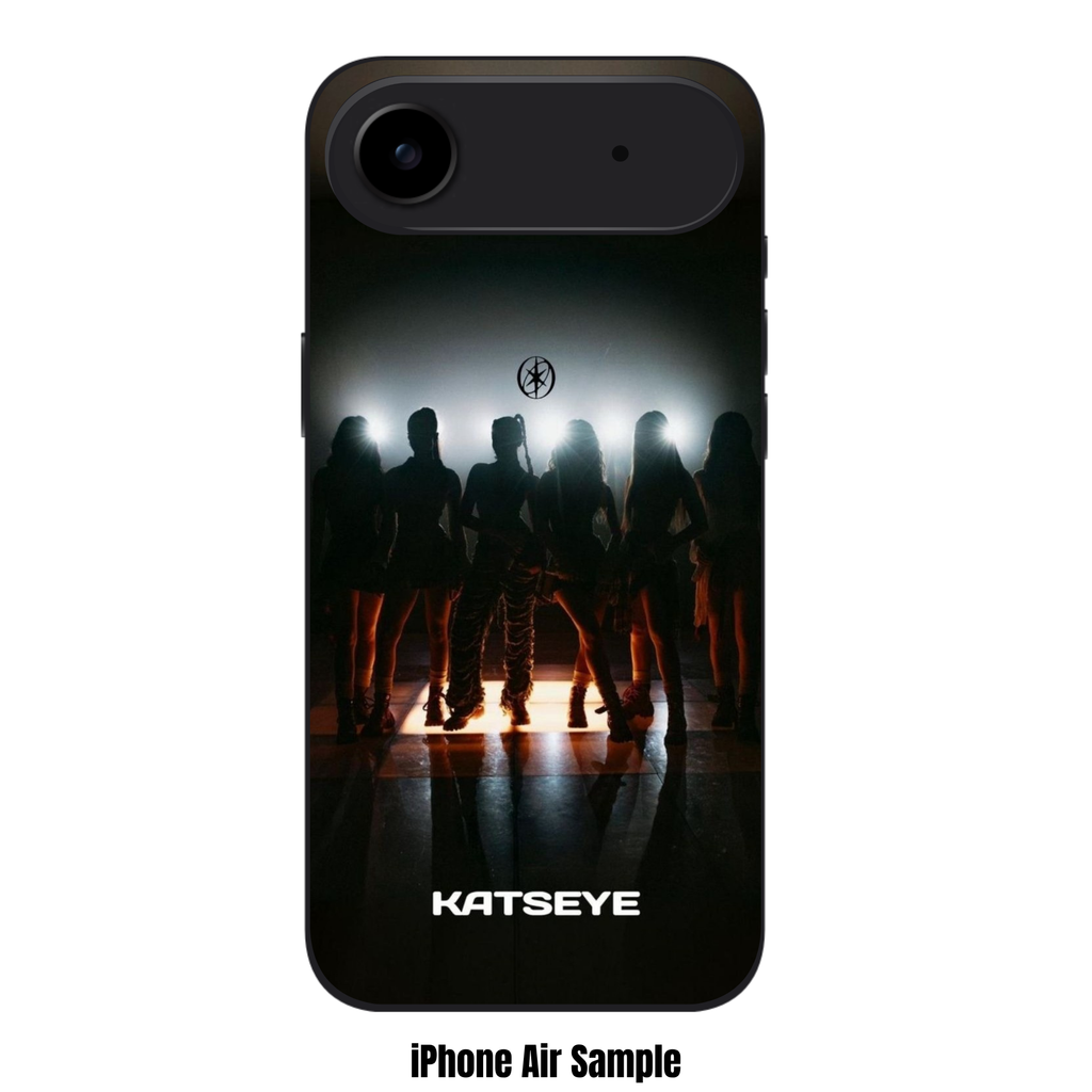 Katseye Phone Case For iPhone Samsung Galaxy Pixel - Katseye Members Silhouette Group Photo With Intense Backlight Background