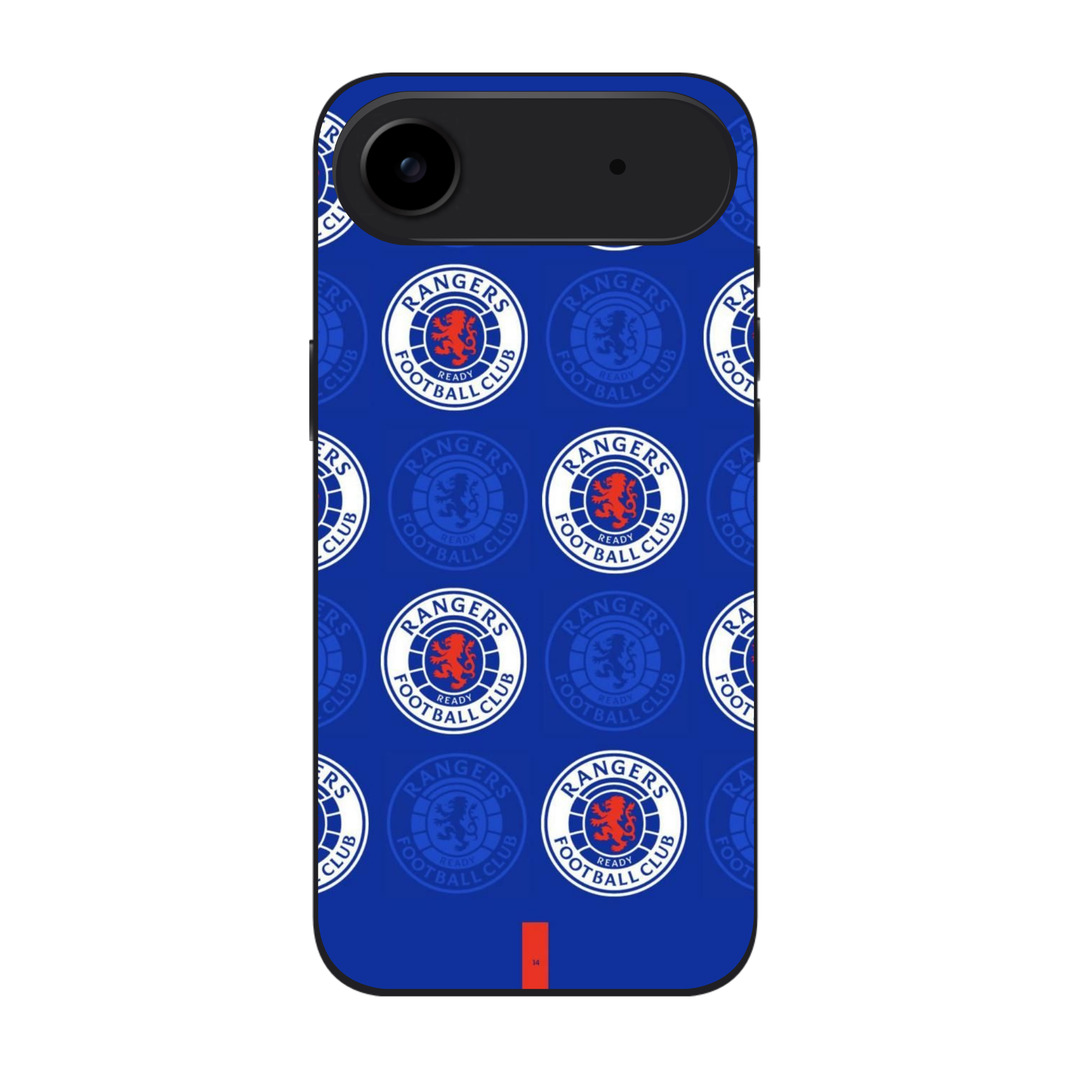 Rangers FC Phone Case For iPhone Samsung Galaxy Pixel -  Rangers FC Repeating Crest Pattern Poster
