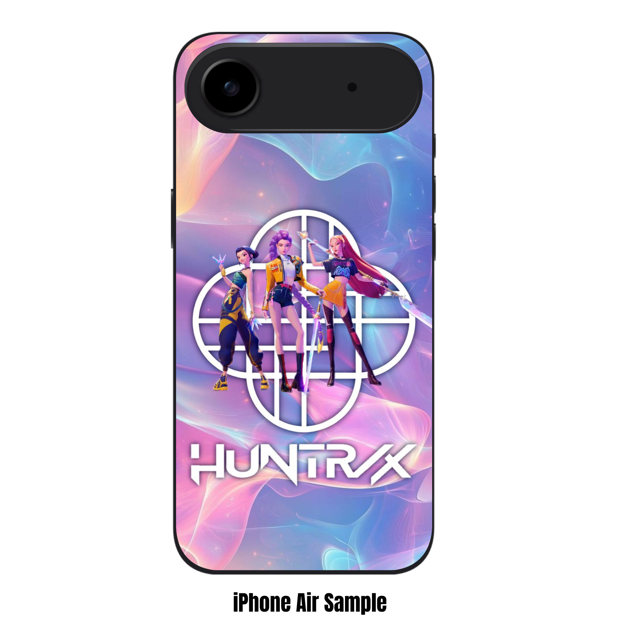 KPop Demon Hunters Phone Case For iPhone Samsung Galaxy Pixel - HUNTRIX Liquid Marble Iridescent Team Art