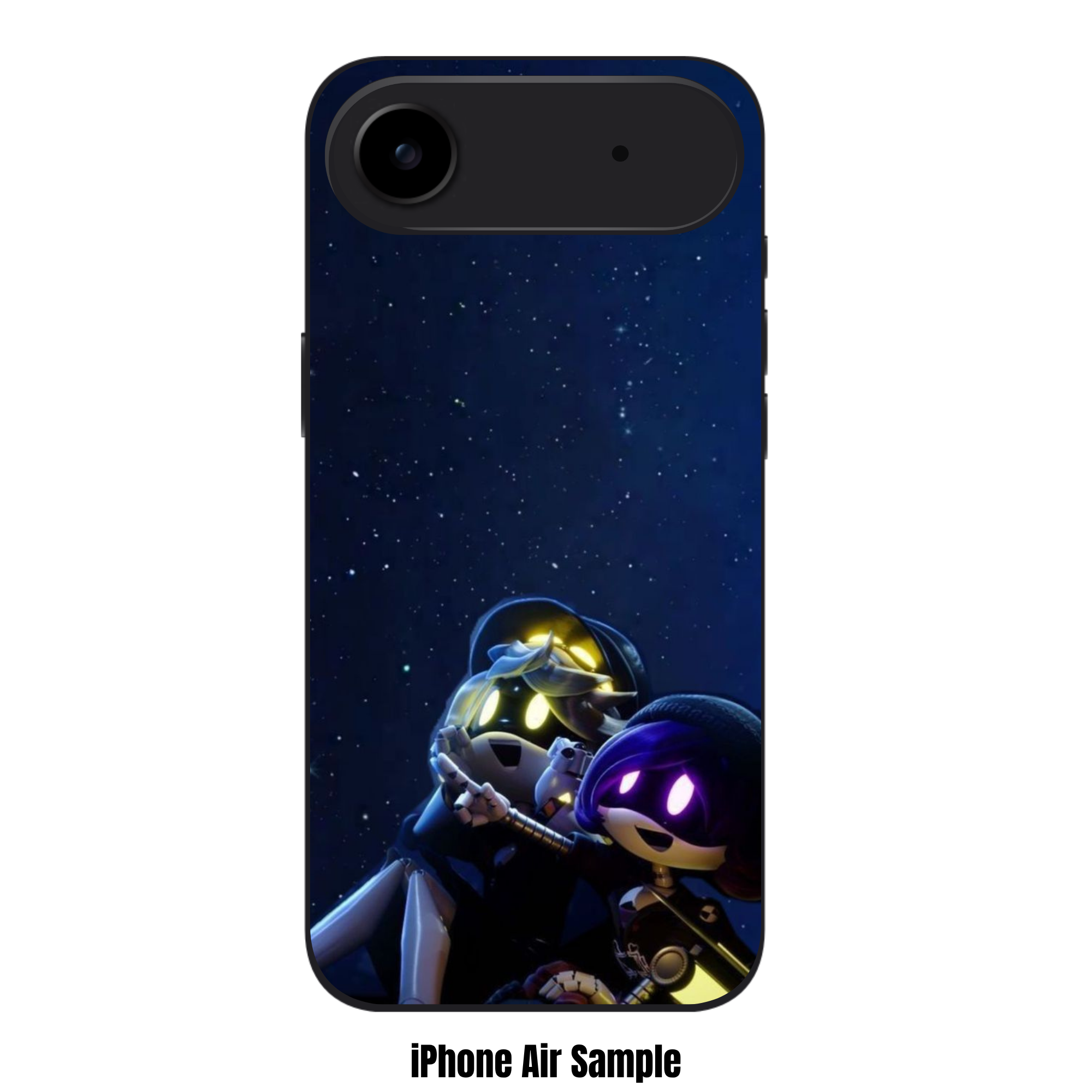 Murder Drones Phone Case For iPhone Samsung Galaxy Pixel - N And Uzi Stargazing Under A Night Sky Poster