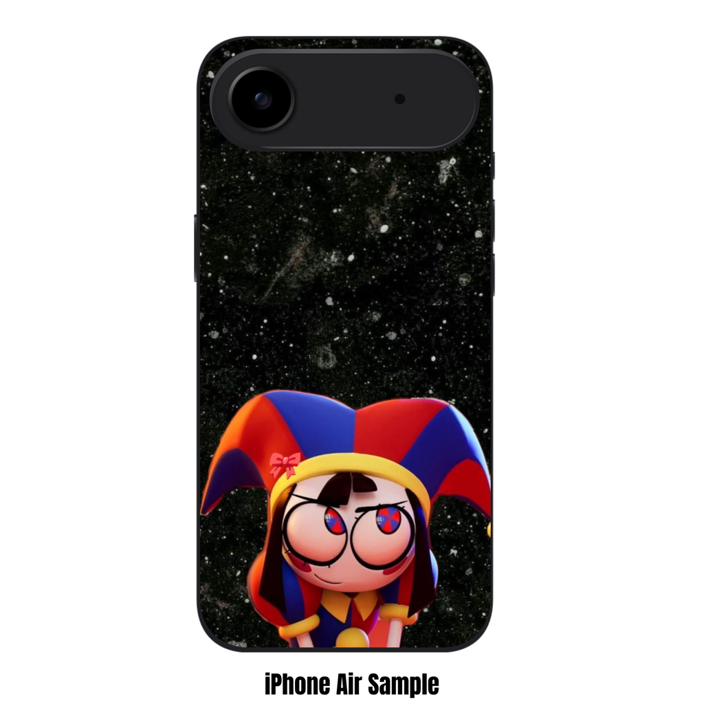 The Amazing Digital Circus Pomni Phone Case For iPhone Samsung Galaxy Pixel - Pomni On Space Background