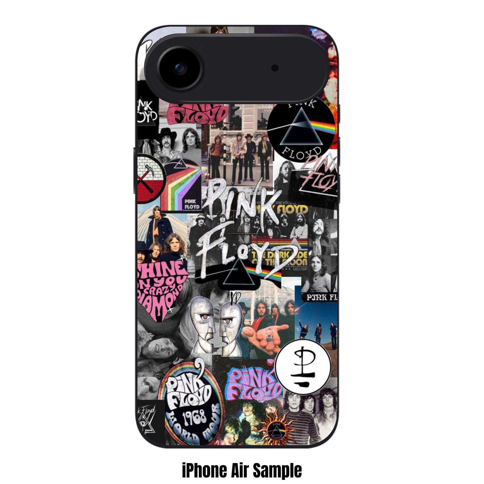 Pink Floyd Phone Case For iPhone Samsung Galaxy Pixel - Pink Floyd Aesthetic Retro Photo Collage Poster