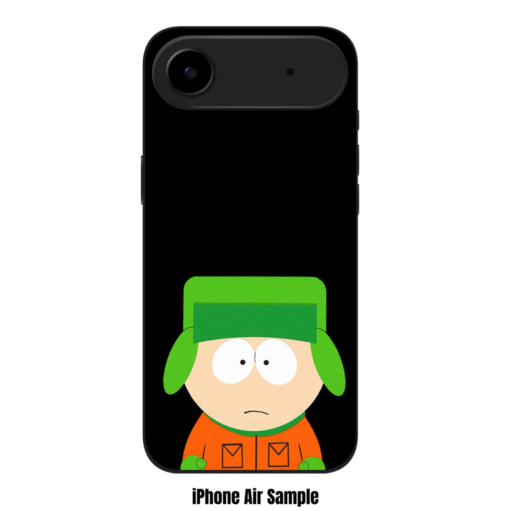 South Park Kyle Phone Case For iPhone Samsung Galaxy Pixel - South Park Kyle Broflovski On Black Background