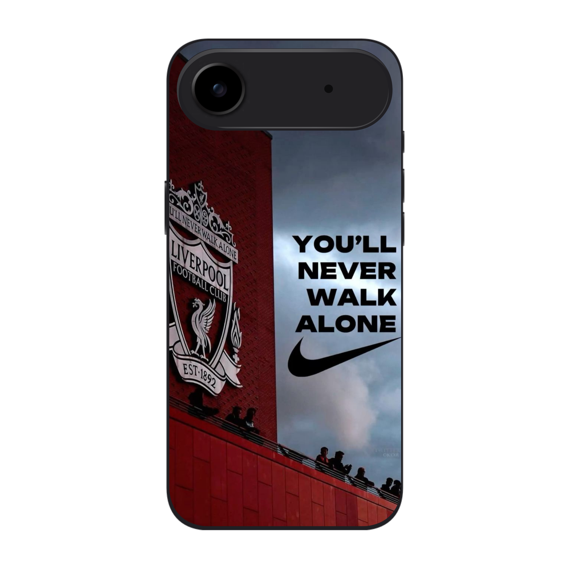 Liverpool FC Phone Case For iPhone Samsung Galaxy Pixel - Liverpool FC You'll Never Walk Alone Nike Art