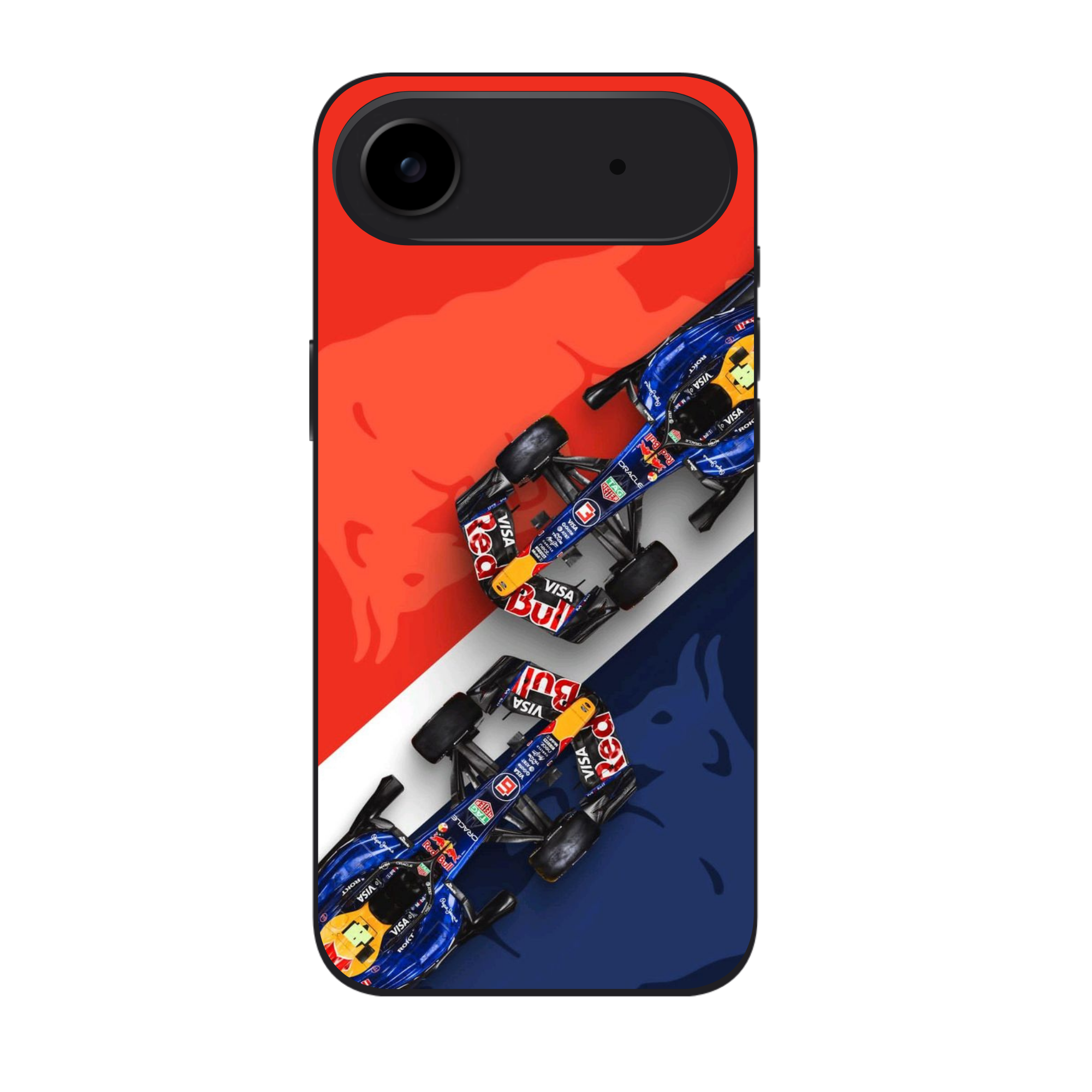 F1 Formula 1 Red Bull Racing Phone Case For iPhone Samsung Galaxy Pixel - Red Bull Racing The VCARB 01 Overhead Profile Art