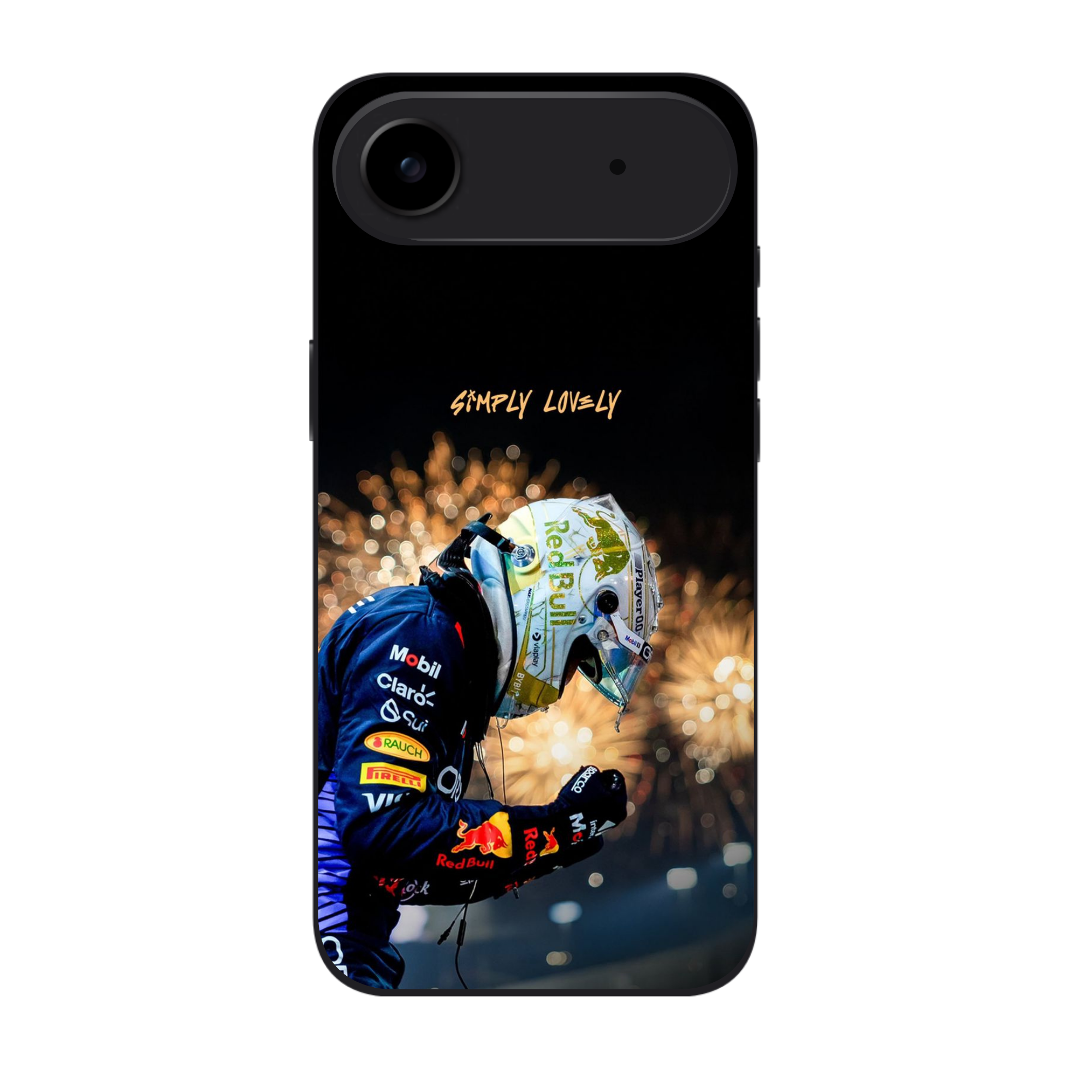 F1 Formula 1 Max Verstappen Phone Case For iPhone Samsung Galaxy Pixel - Max Verstappen Simply Lovely Victory Poster