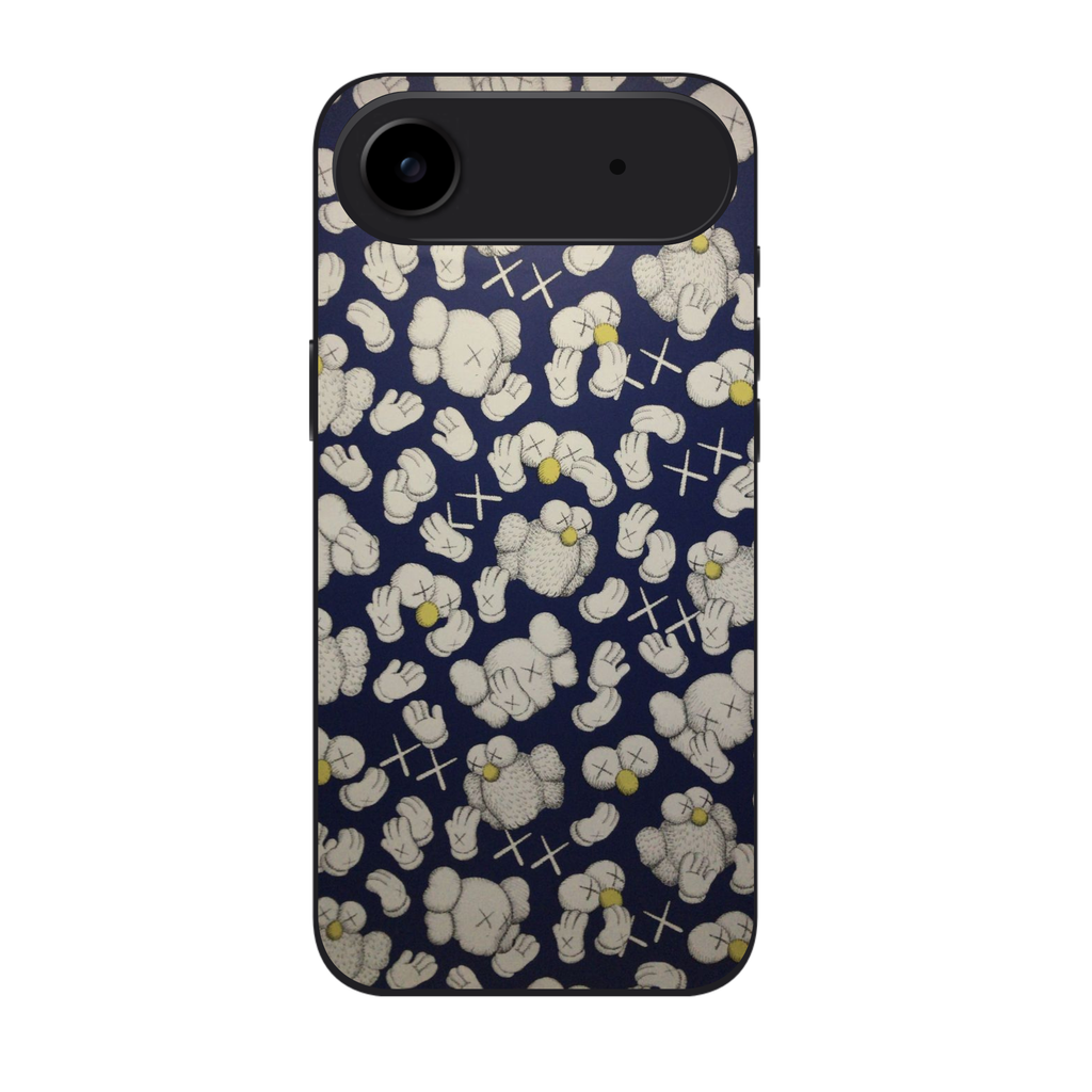 Kaws Phone Case For iPhone Samsung Galaxy Pixel - Kaws BFF Seeing Watching Color Pattern