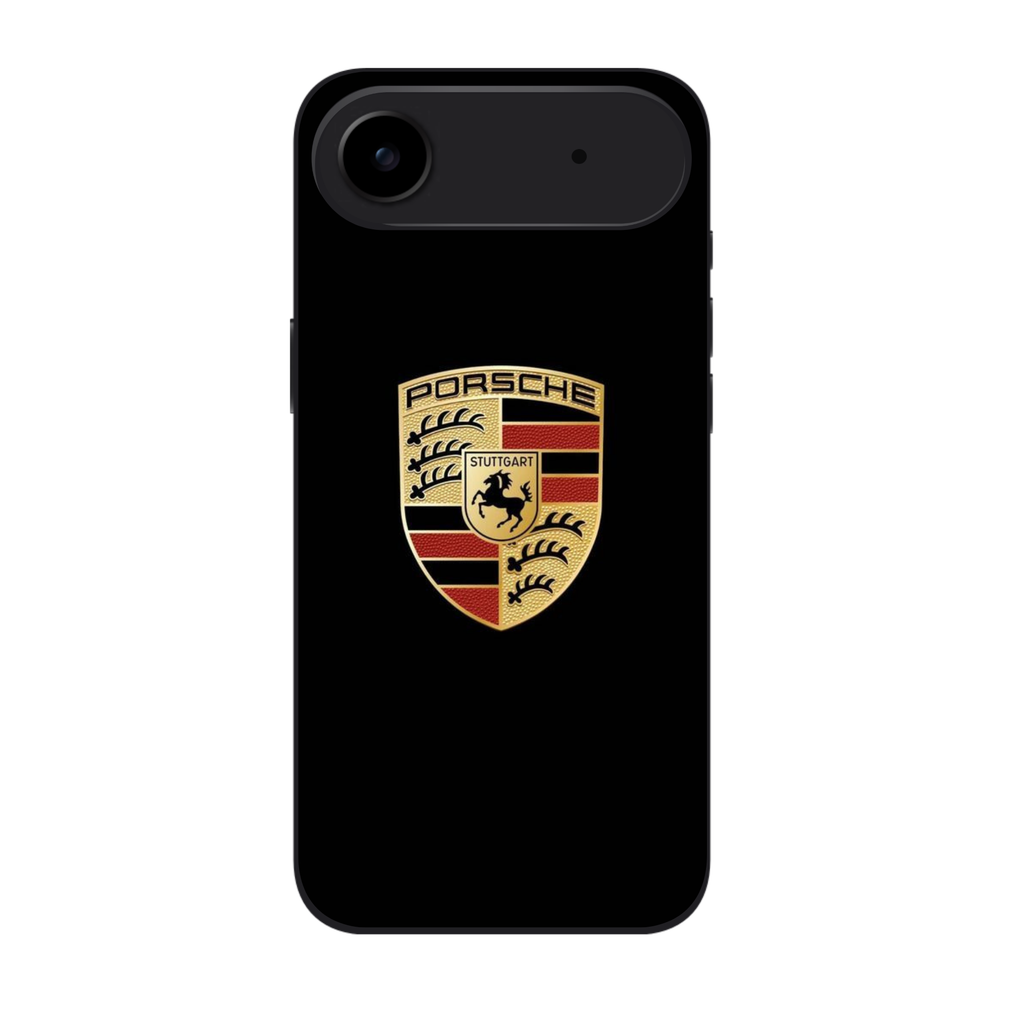 Porsche Phone Case For iPhone Samsung Galaxy Pixel - Porsche Logo On Black Background