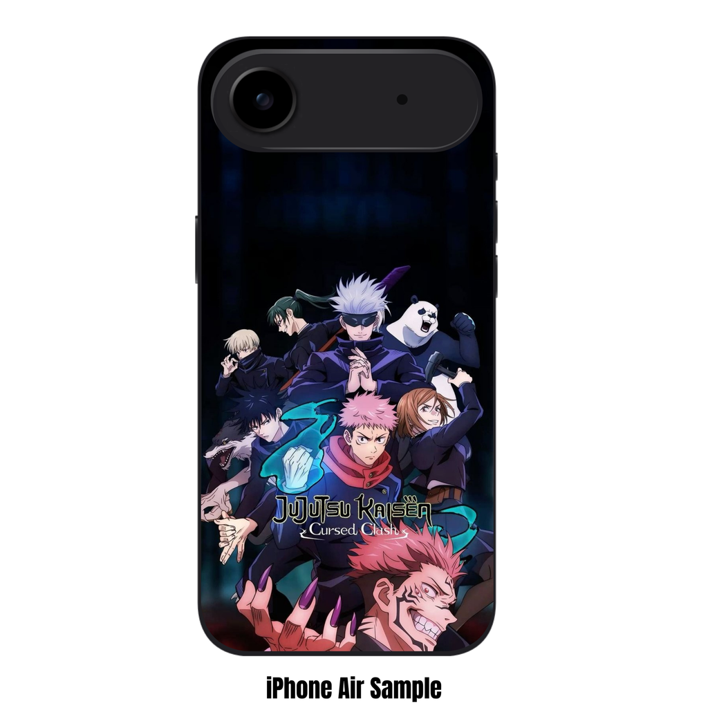 Jujutsu Kaisen Phone Case For iPhone Samsung Galaxy Pixel - Jujutsu Kaisen Cursed Clash Characters Combat Collage On Black Background